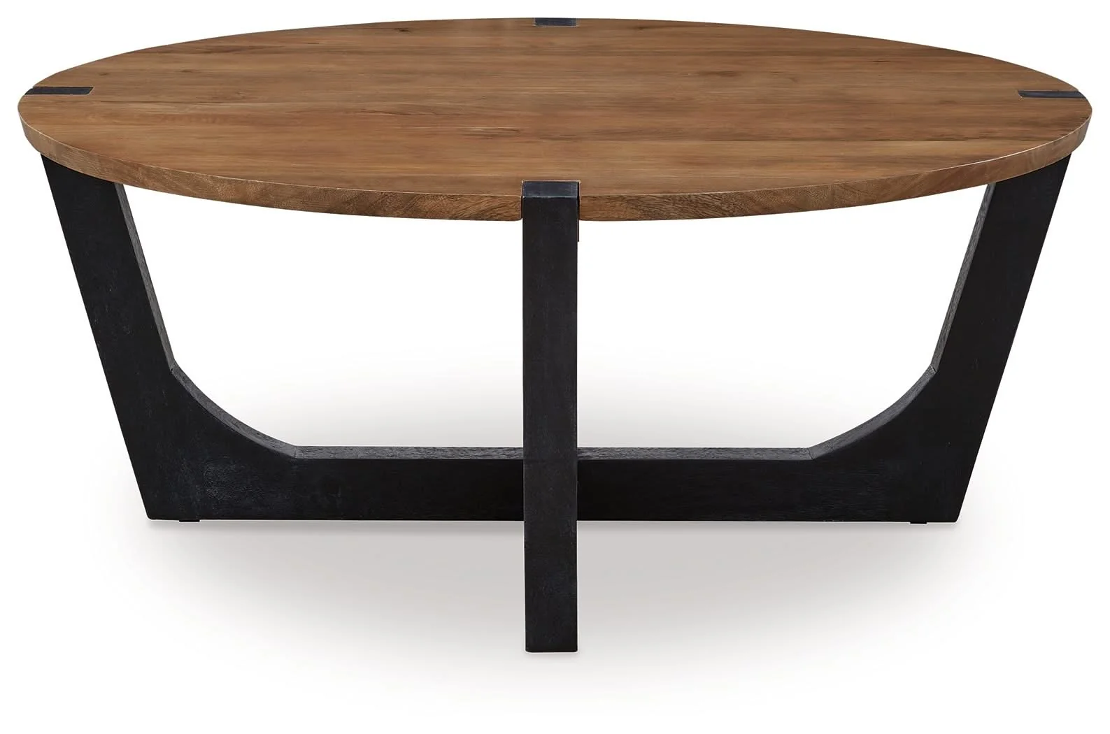 Hanneforth - Round Cocktail Table - Brown - Image 4