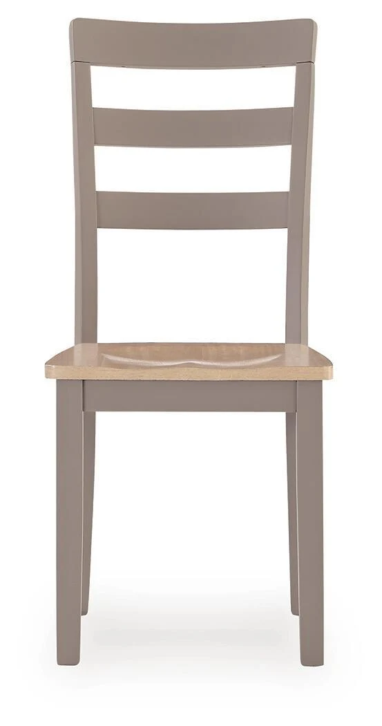 Harperfeld - Dining Room Side Chair (Set of 2) - Natural / Gray - Image 4