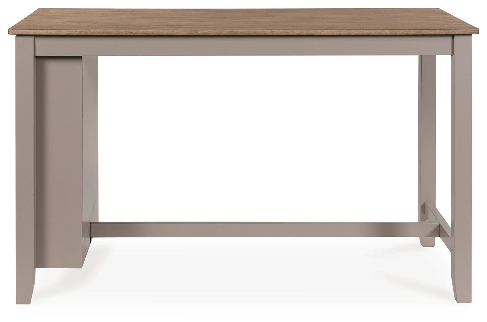 Harperfeld - Rectangular Dining Room Counter Table - Natural / Gray - Image 3