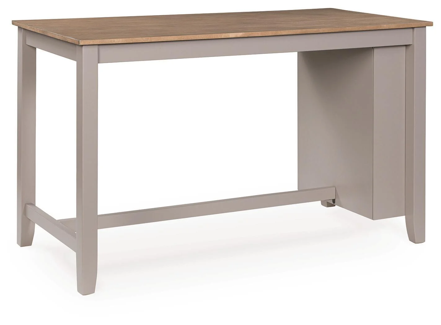 Harperfeld - Rectangular Dining Room Counter Table - Natural / Gray - Image 4