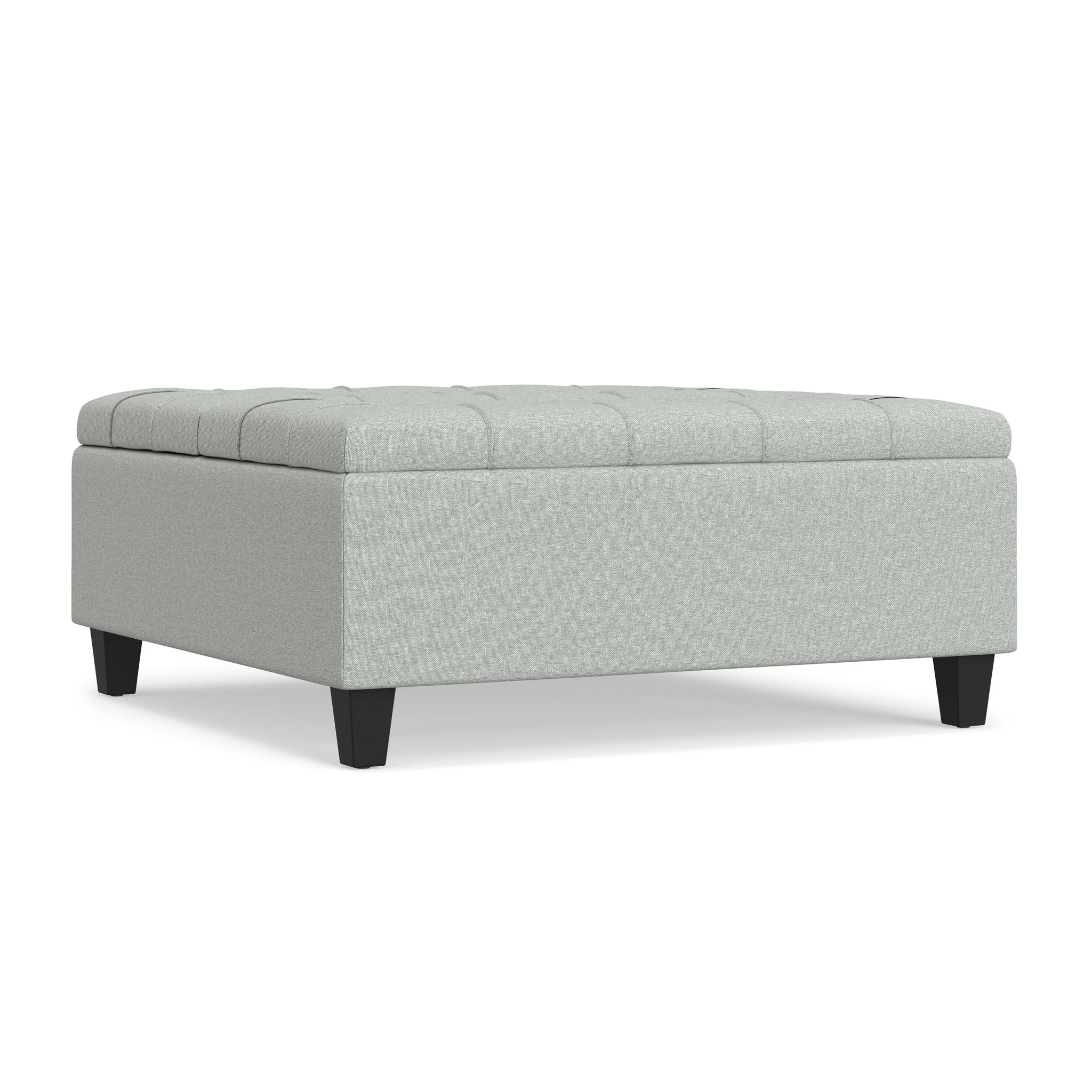 Harrison - Coffee Table Storage Ottoman Lift Top - Stone Gray - Image 3
