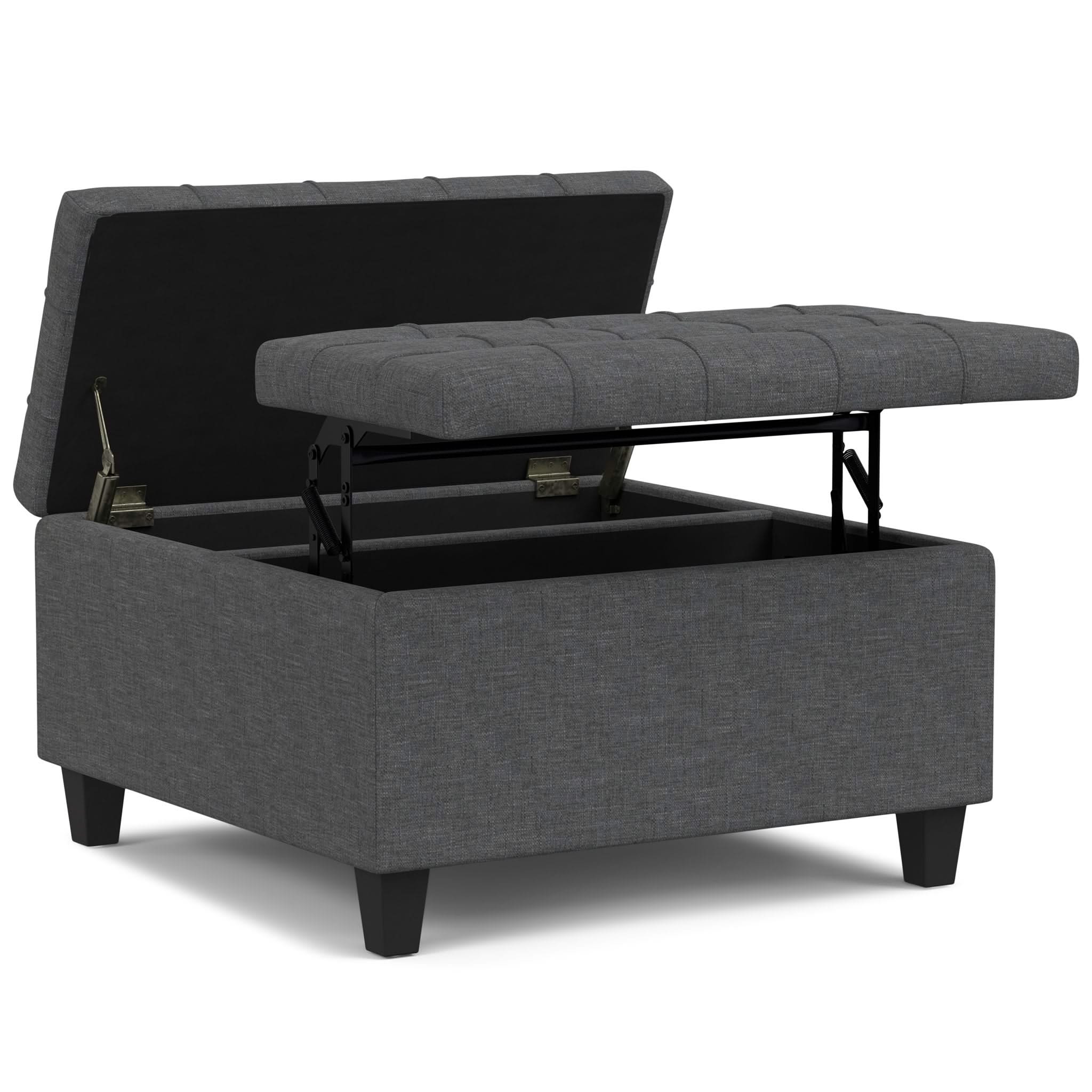Harrison - Upholstered Coffee Table Storage Ottoman - Image 55