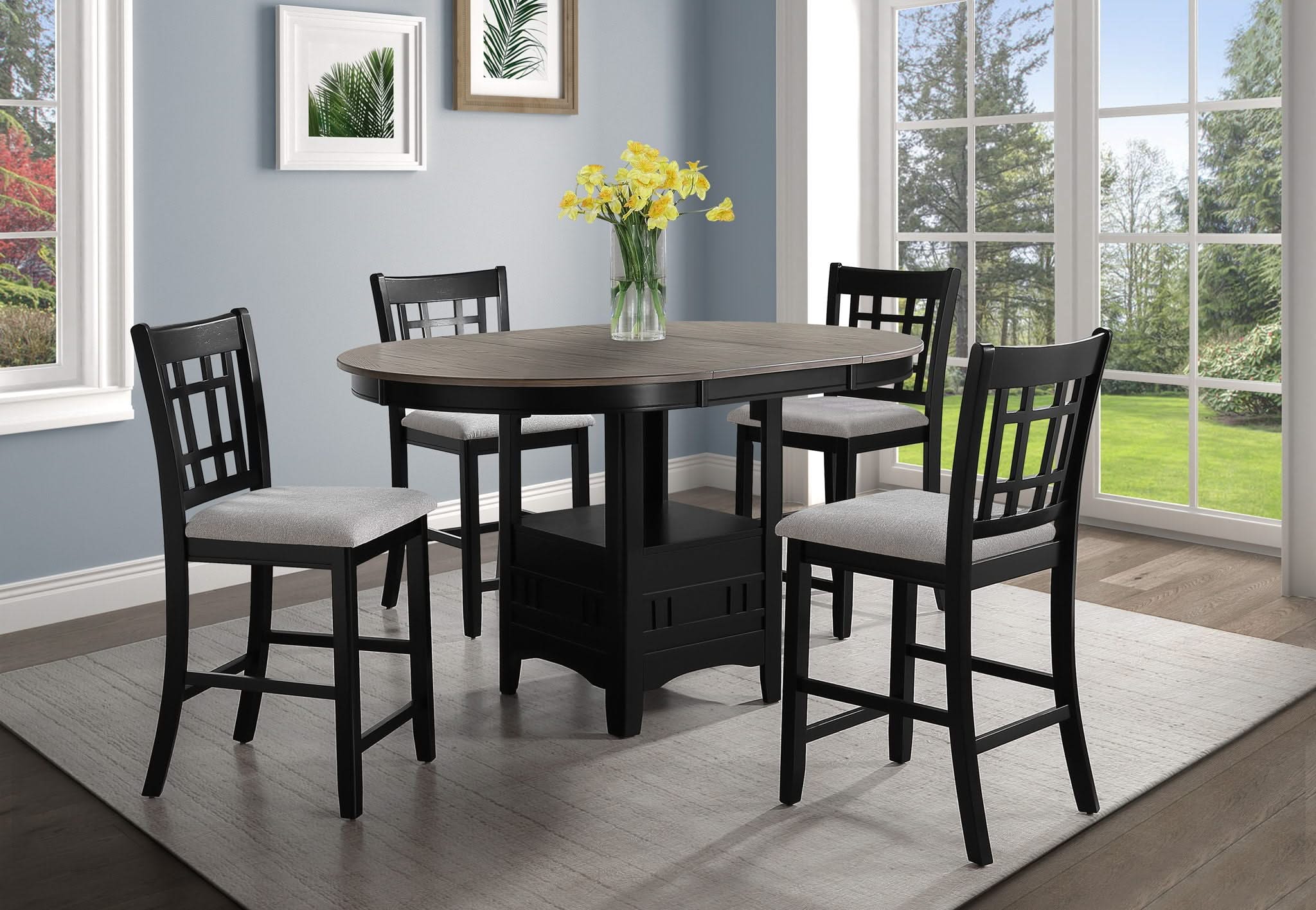 Hartwell - Counter Height Table - Light Gray - Image 2