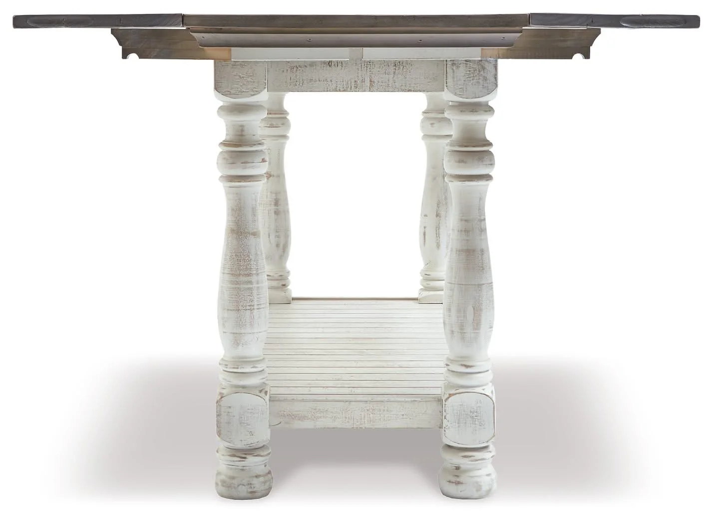 Havalance - Flip Top Sofa Table - Gray / White - Image 4