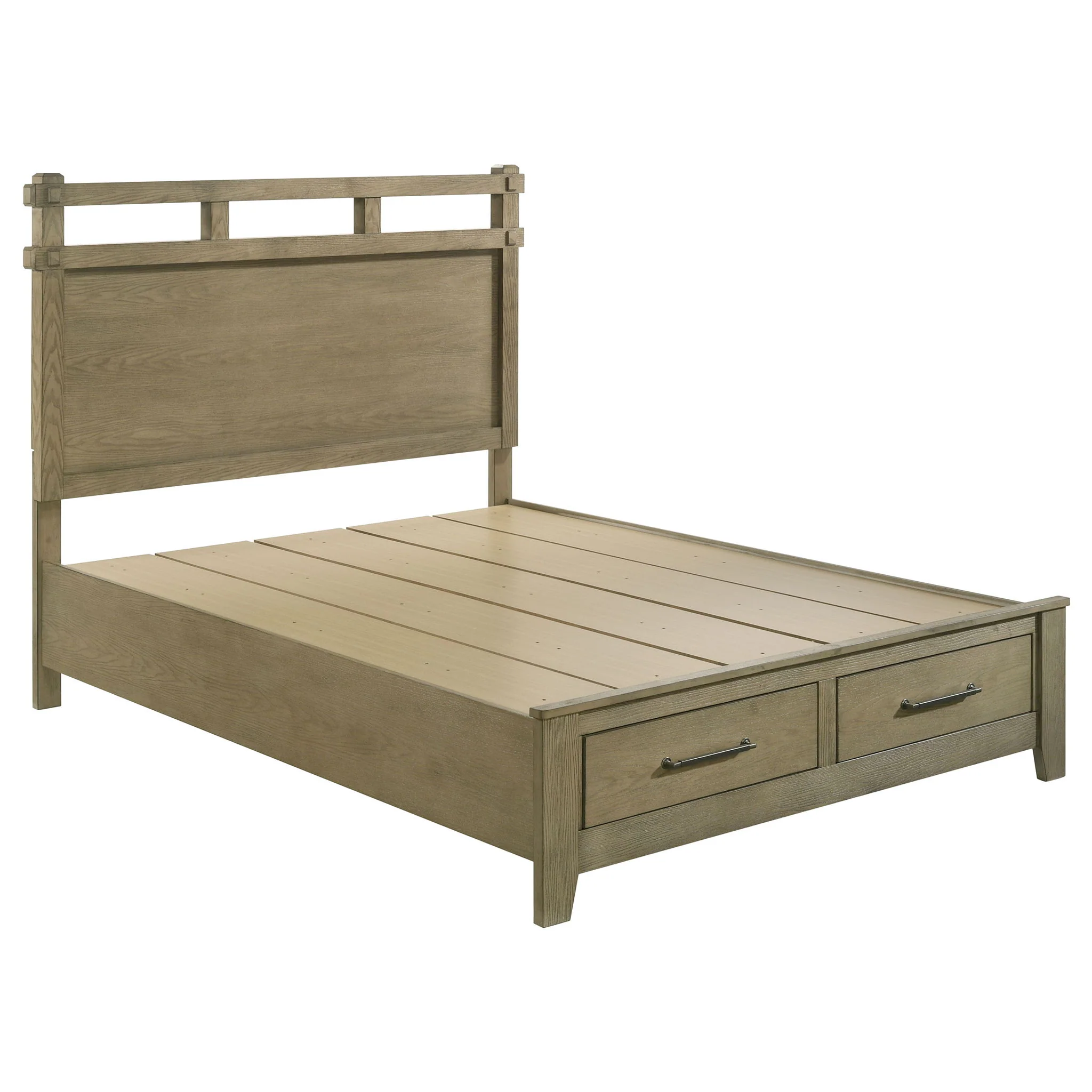 Hazlewood 4-piece Queen Bedroom Set Vineyard Oak - Image 4