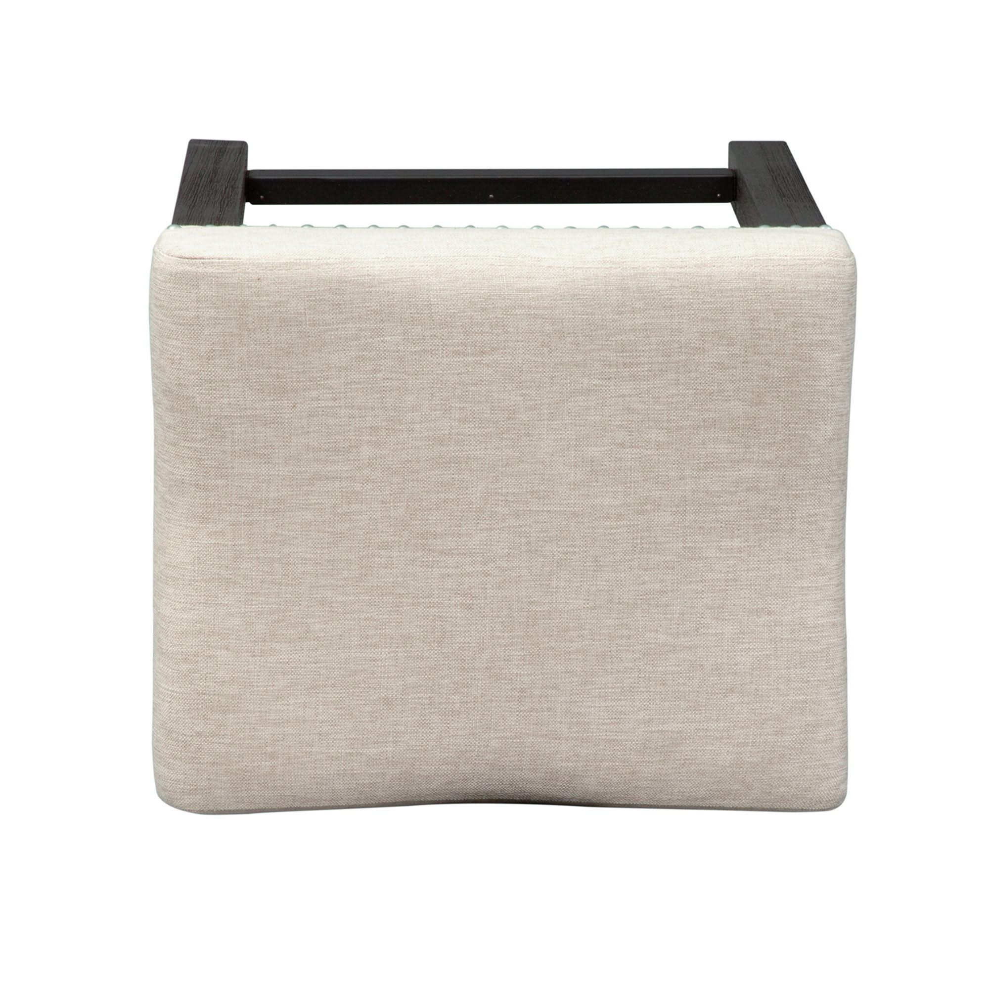 Heatherbrook - Upholstered Console Stool - Charcoal & Ash - Image 2