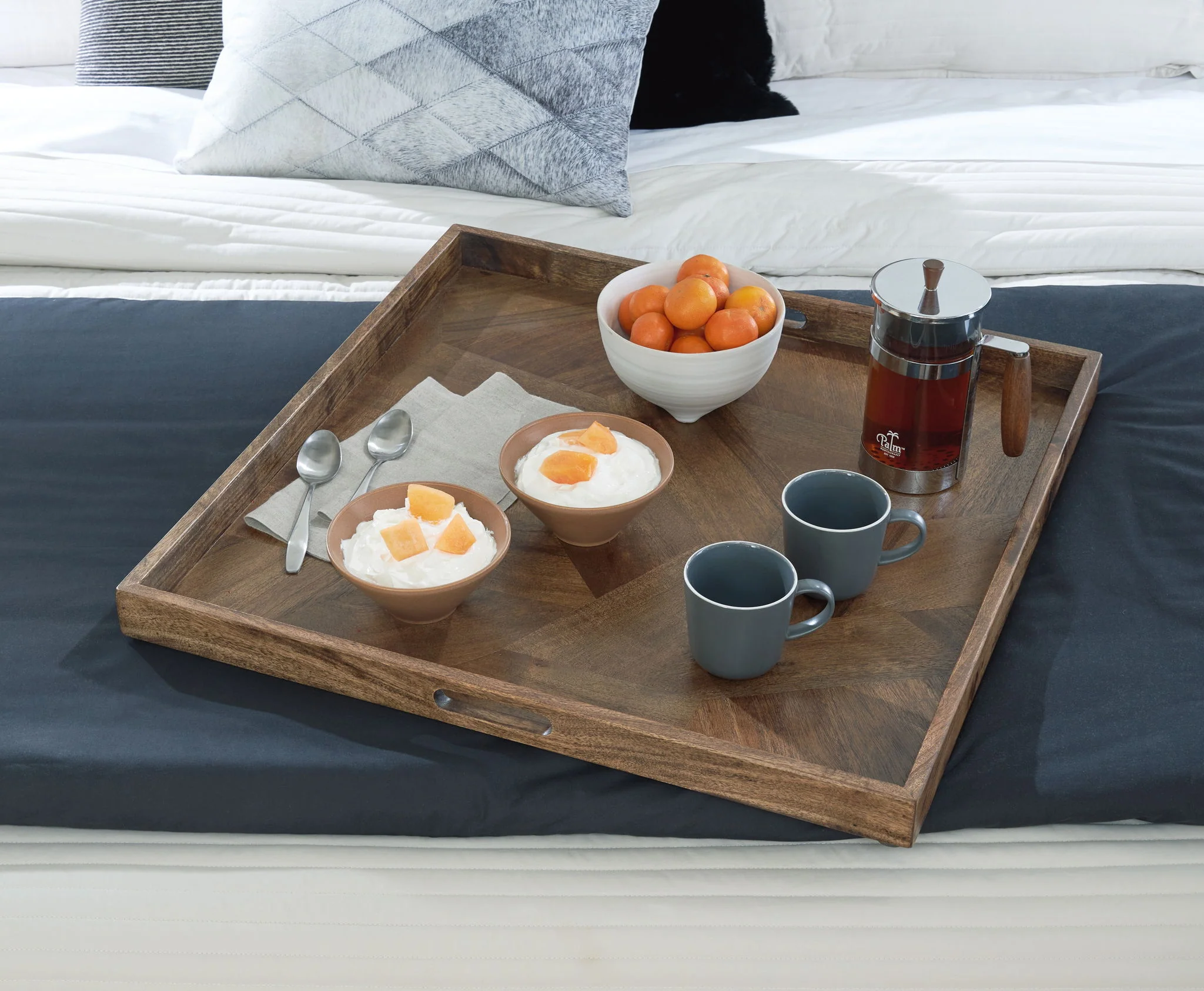 Heddford - Tray - Brown - Image 2