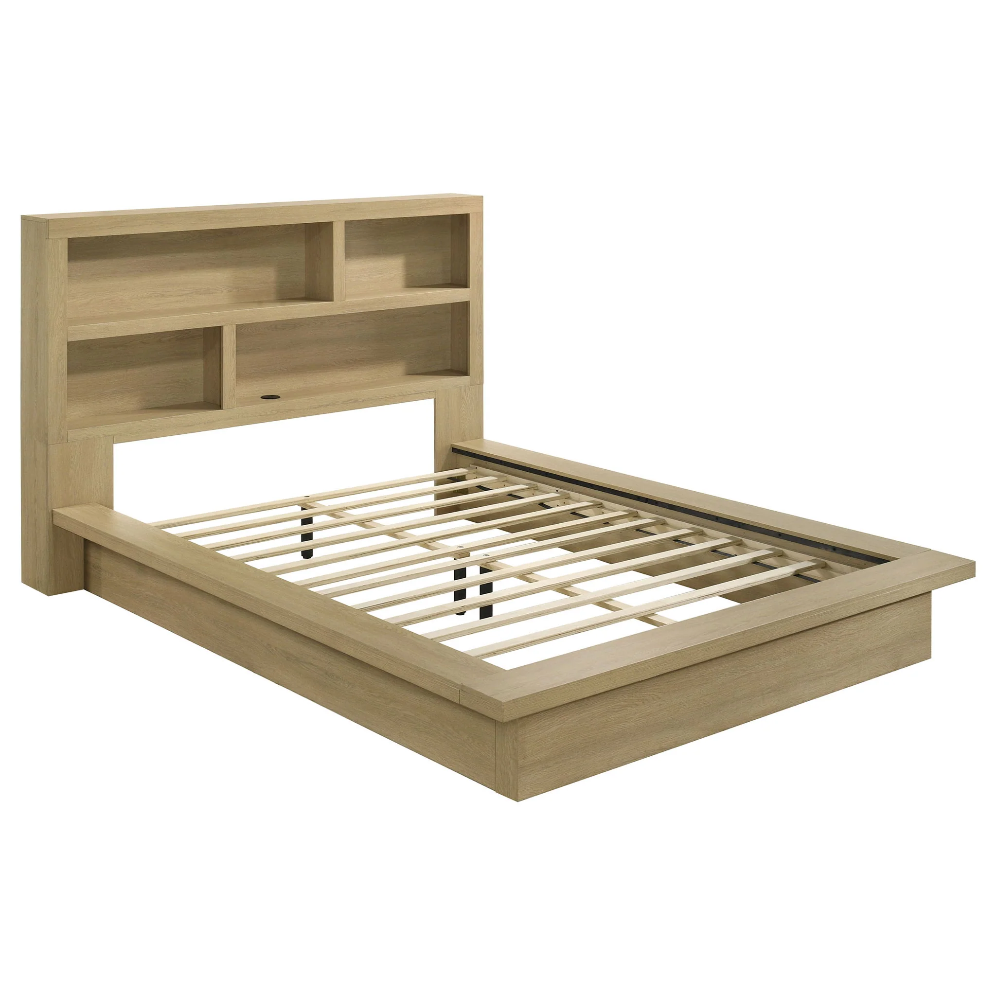 Hendricks 4-piece Queen Bedroom Set Light Oak - Image 2