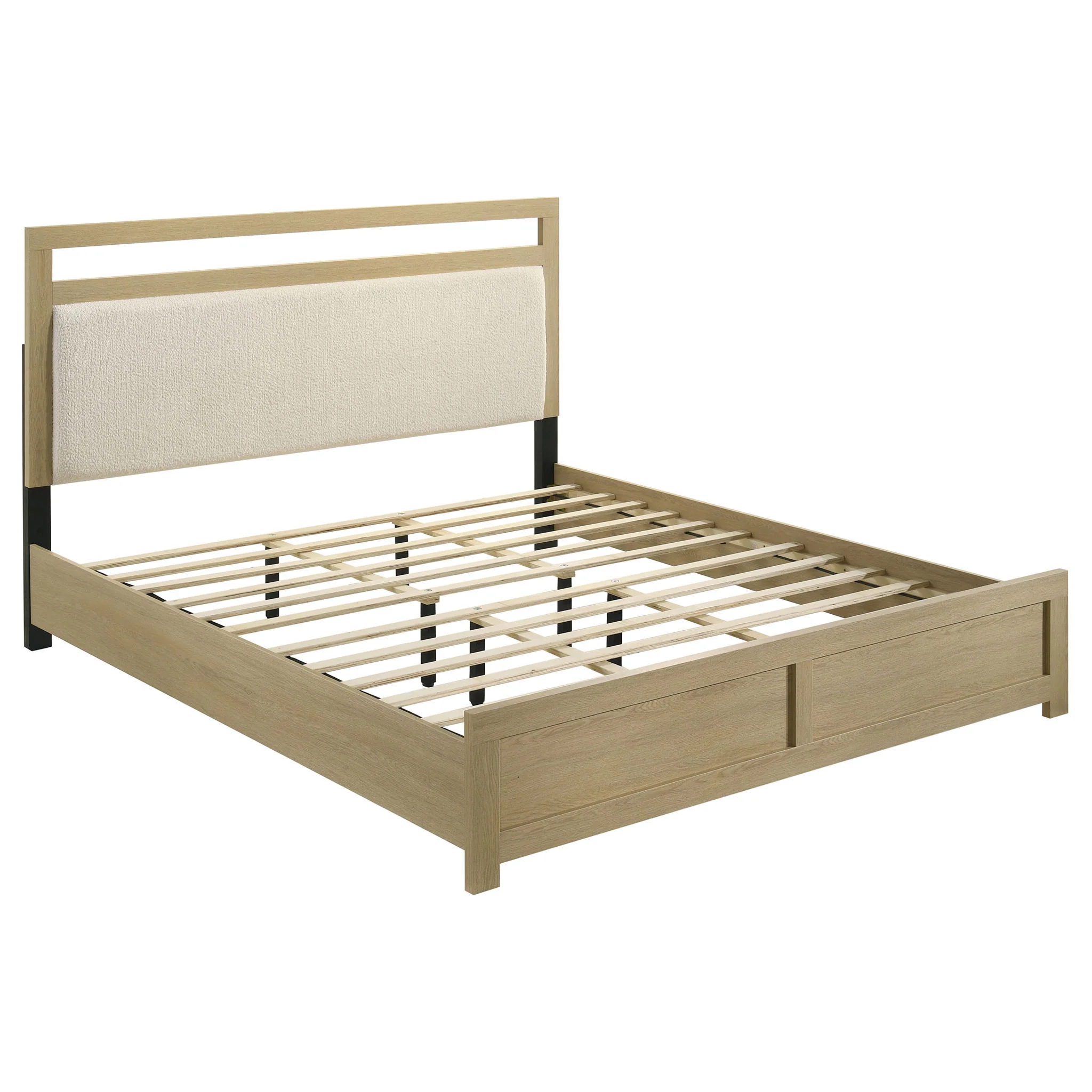 Hendricks 5-piece California King Bedroom Set Light Oak - Image 3