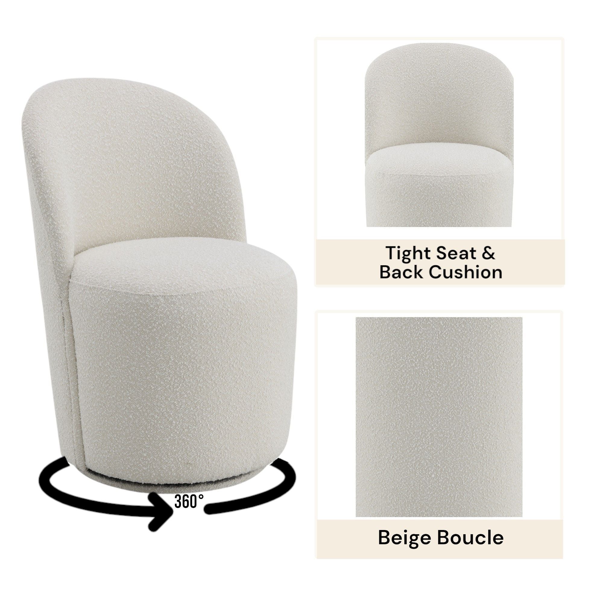 Hollis - Side Chair (Set of 2) - Beige - Image 3