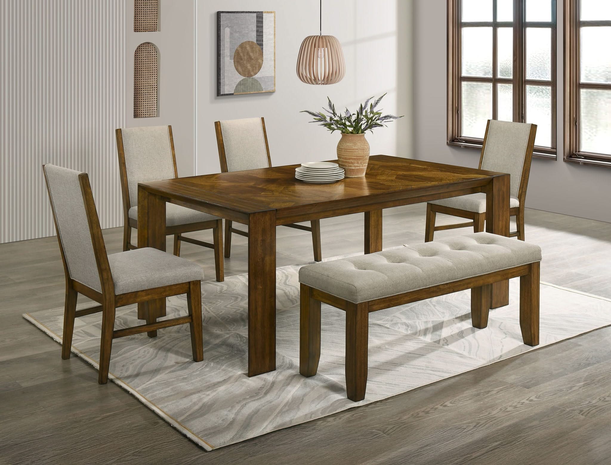 Hollister - Bench - Brown / Gray - Image 2