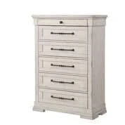 Home Chest – Vintage Charm & Vertical Storage in Antique White