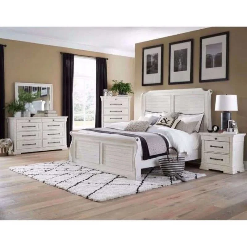 Home Mirror – Timeless Elegance in Antique White - Image 2