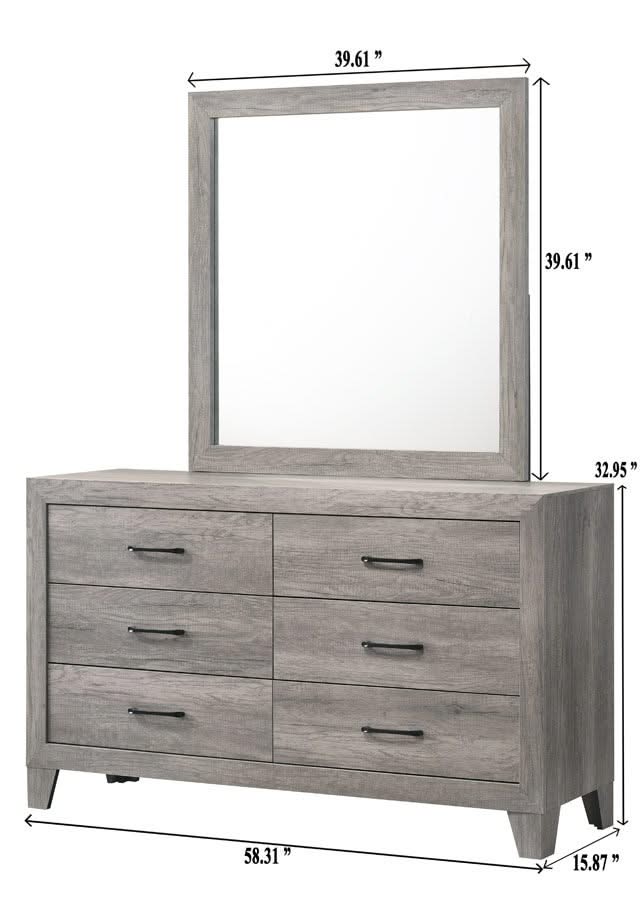 Hopkins - Dresser - Gray - Image 2