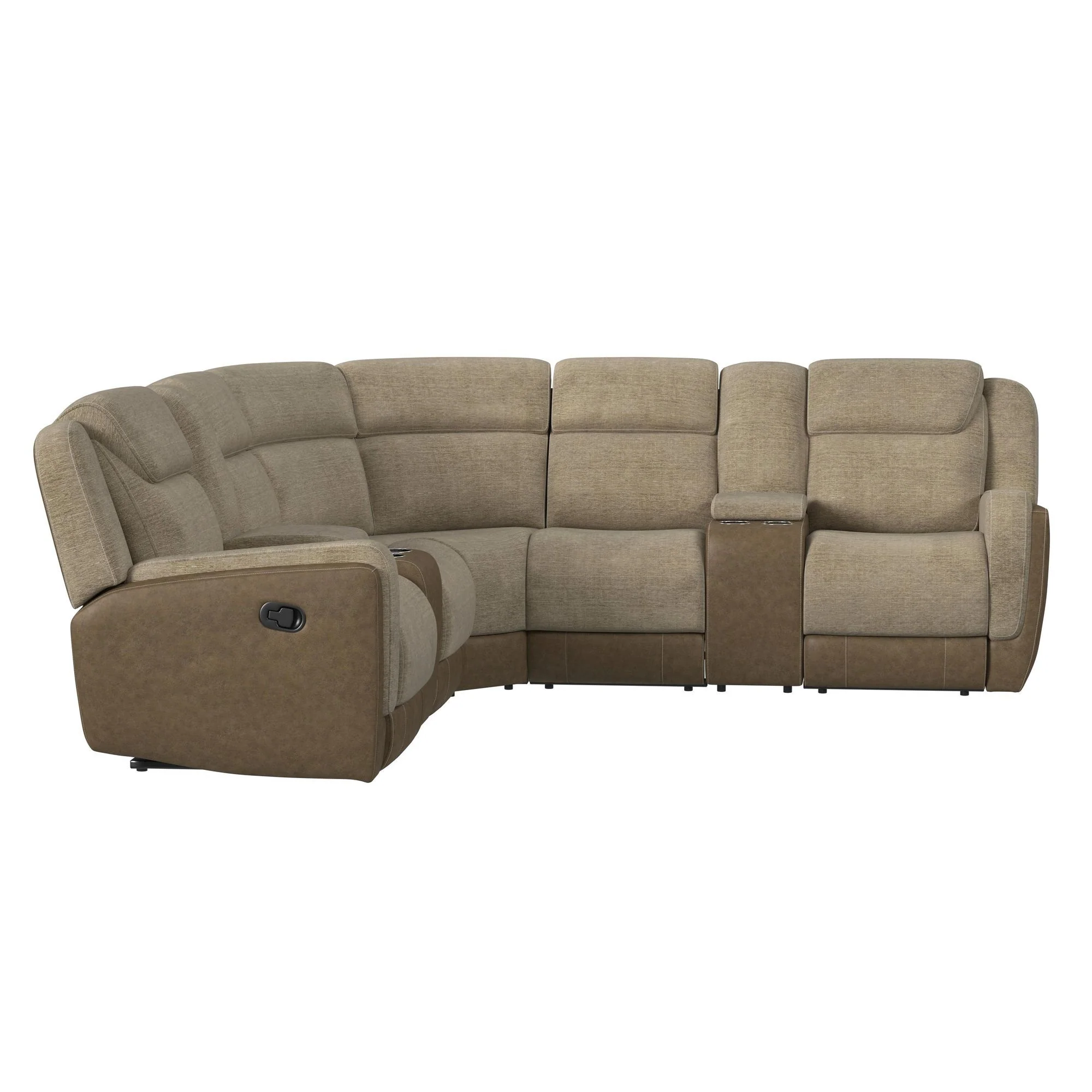 Hornet - 3 Piece Sectional Set With Console And 2 Recliners - Image 4