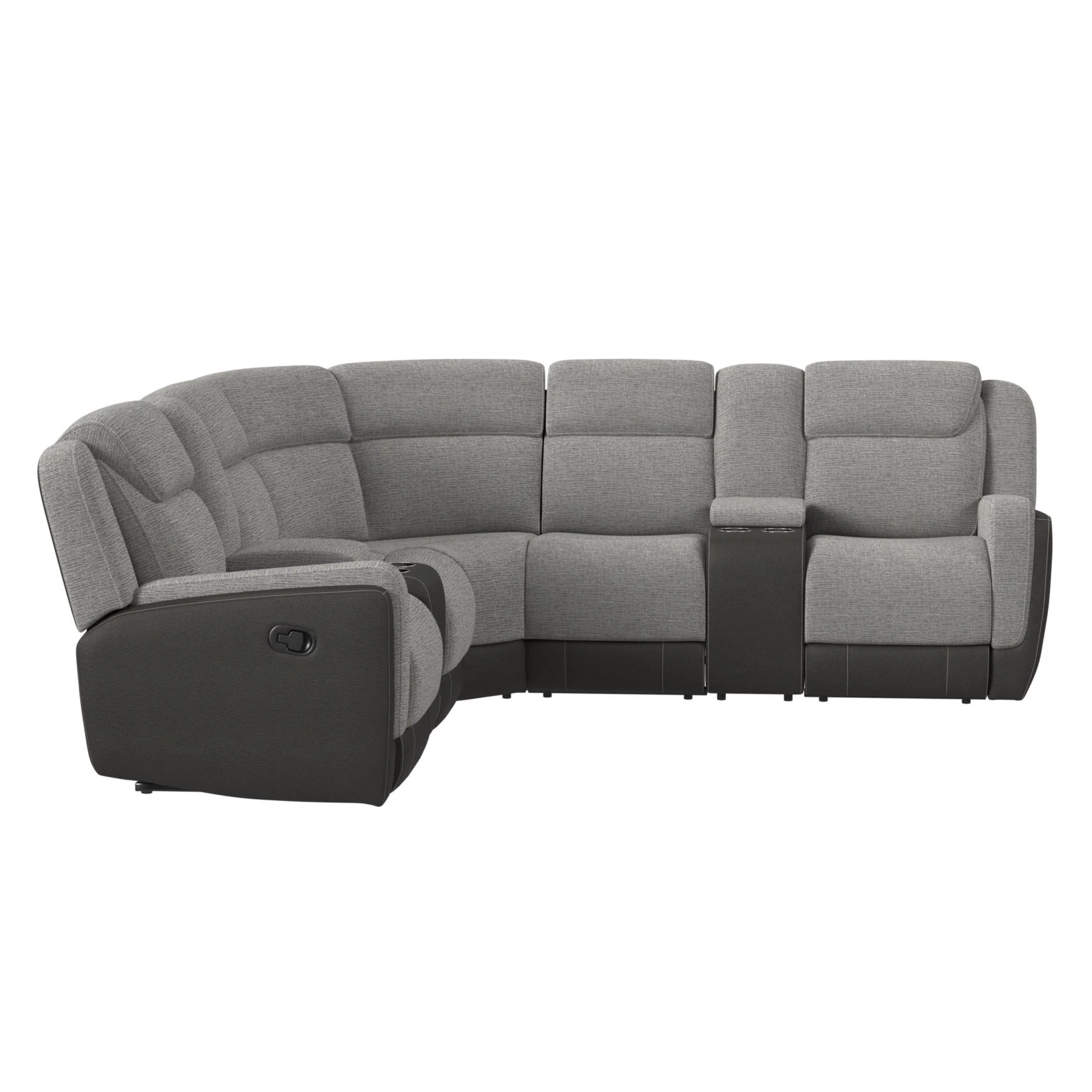 Hornet - 3 Piece Sectional Set With Console And 2 Recliners - Image 6