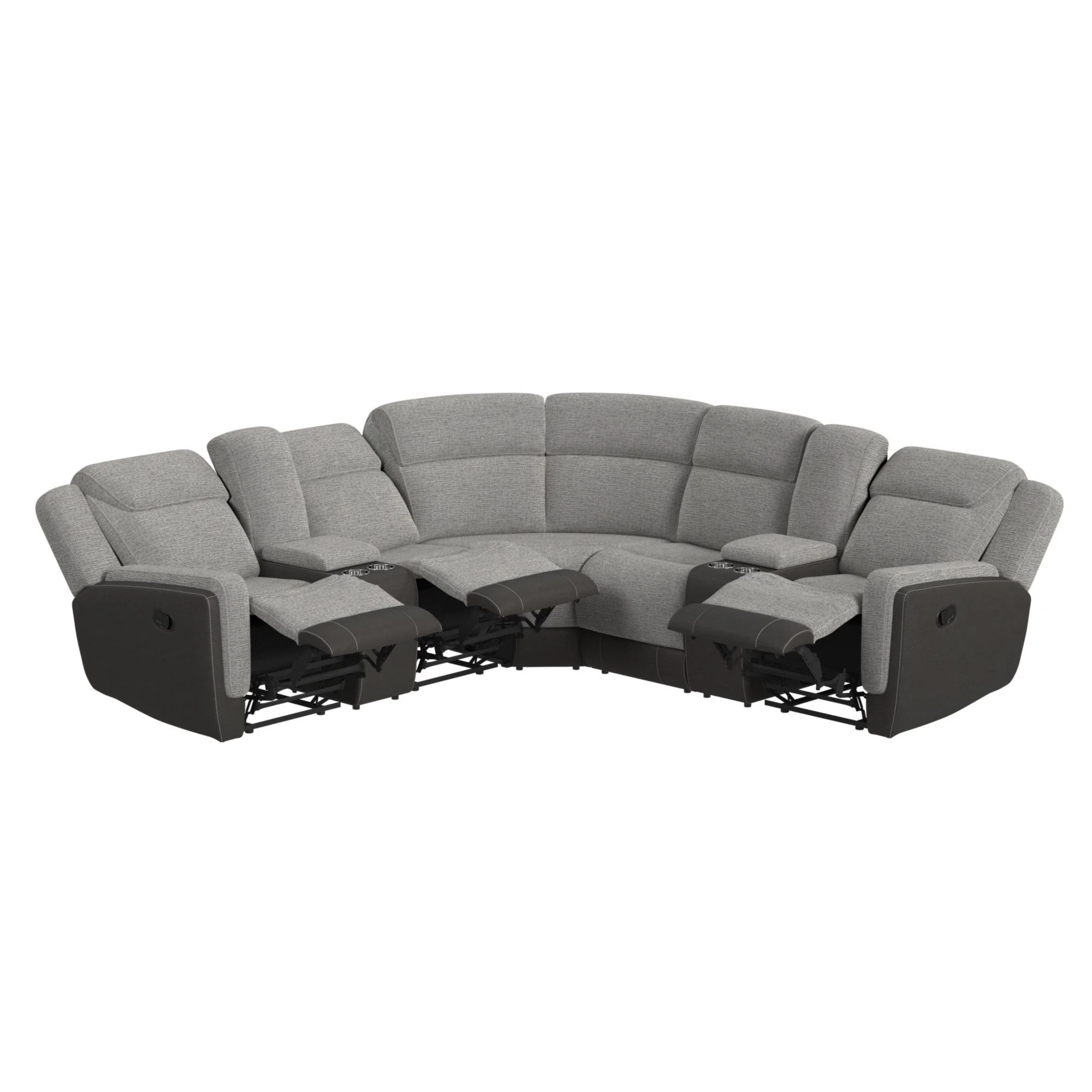 Hornet - 3 Piece Sectional Set With Console And 2 Recliners - Image 8
