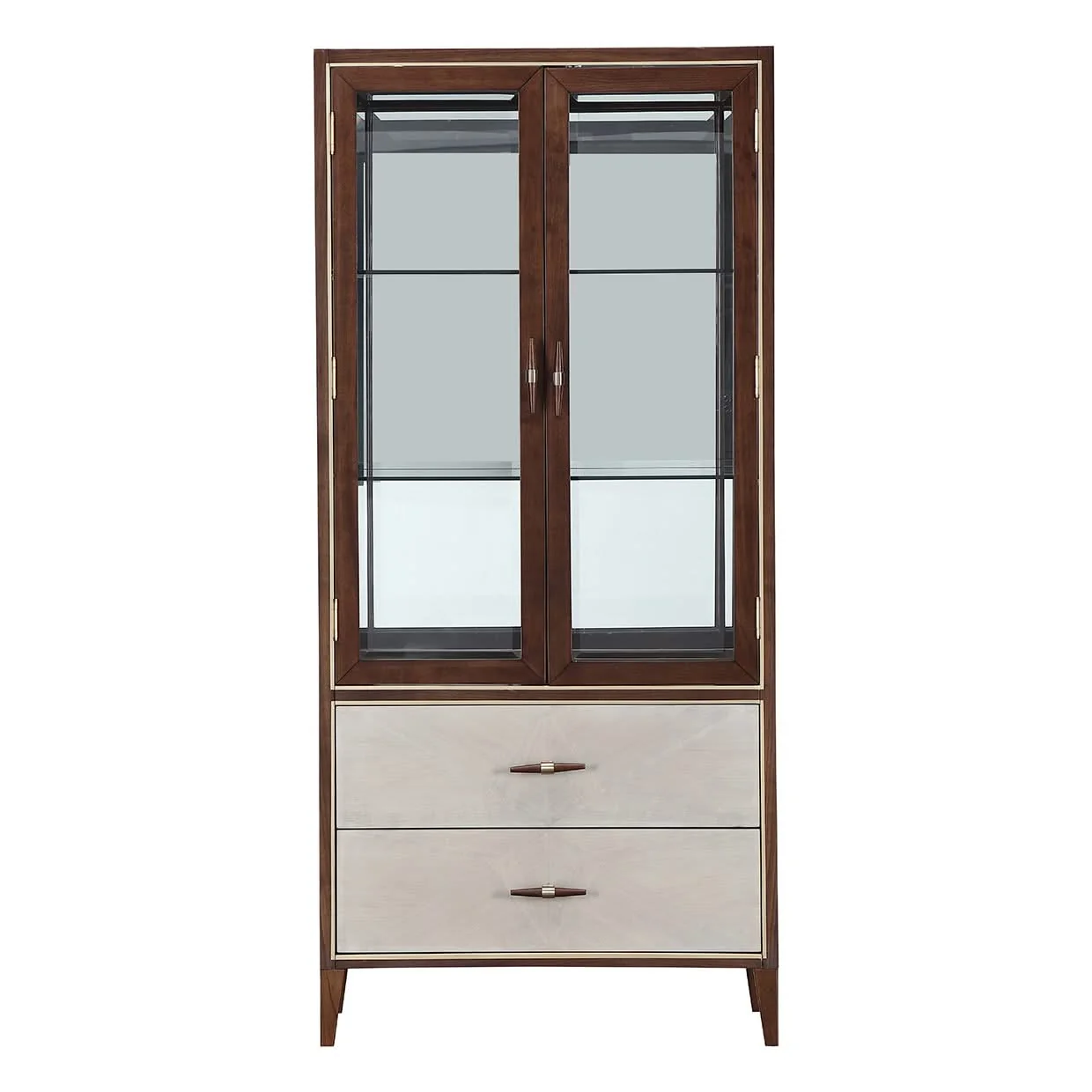 Houston - Display Cabinet - Walnut - Image 2