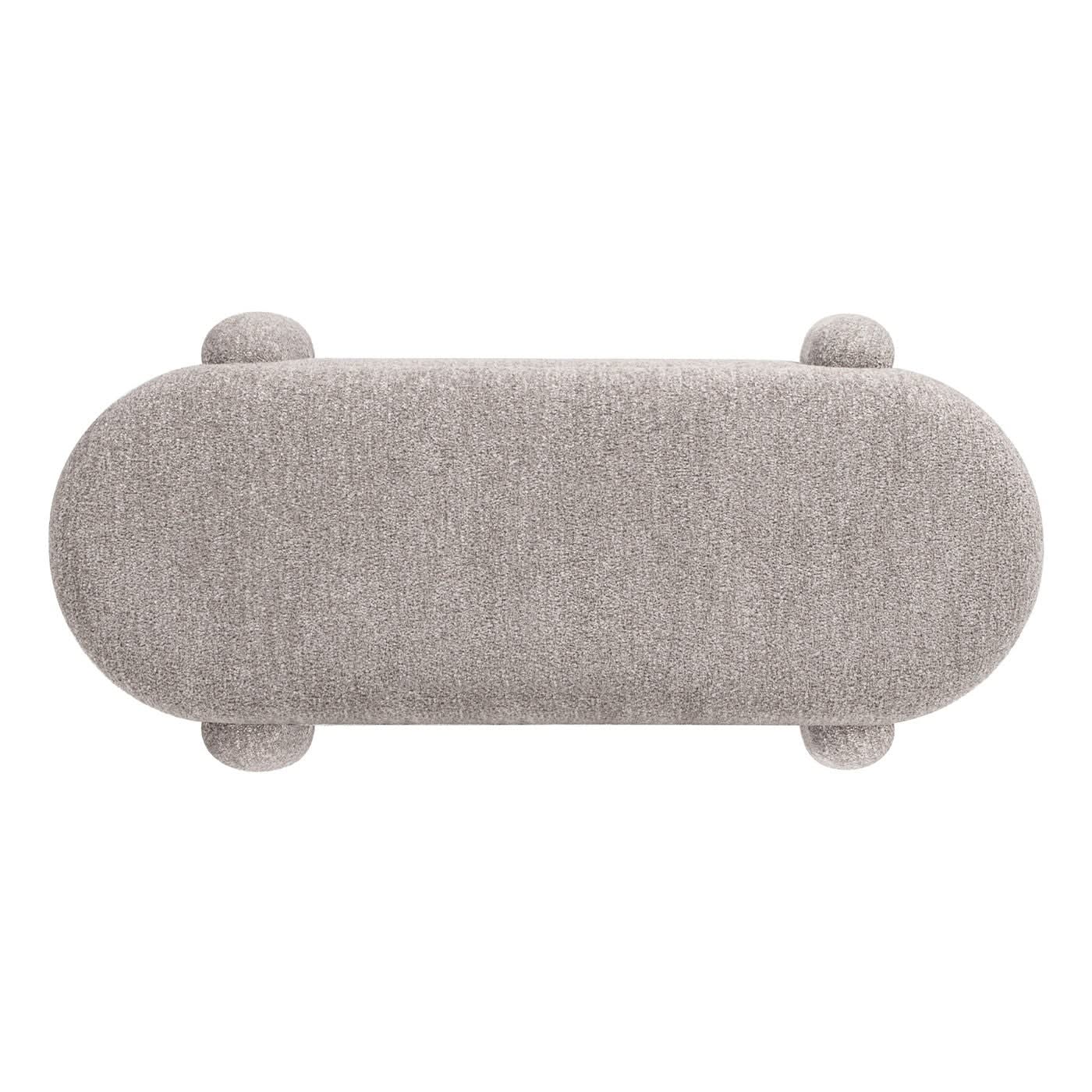 Hugo - Oval Fully Upholstered Storage Bench - Image 3