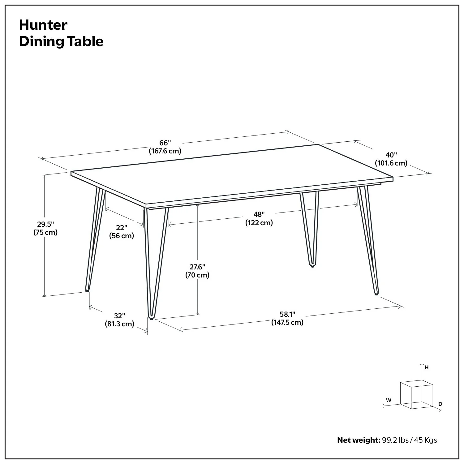Hunter - Square Tabletop Dining Table - Image 12