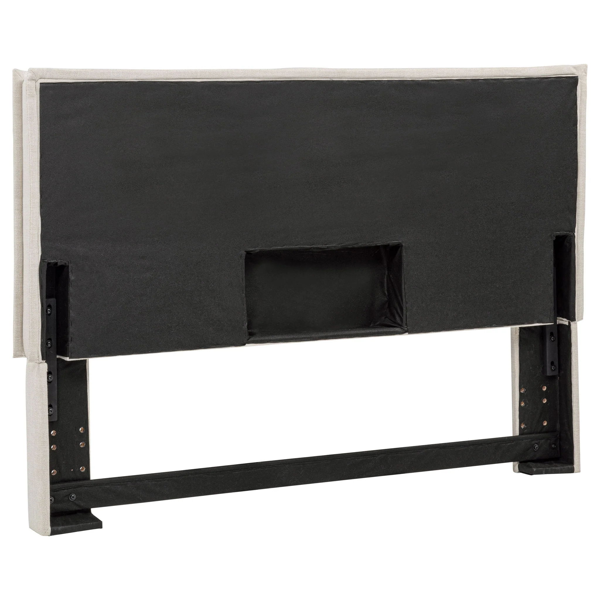 Izzy Upholstered Queen or Full Panel Headboard Sand - Image 3