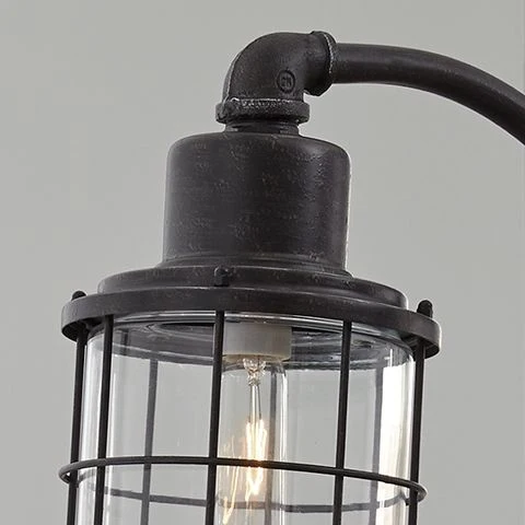 Jae - Metal Desk Lamp - Antique Black - Image 3