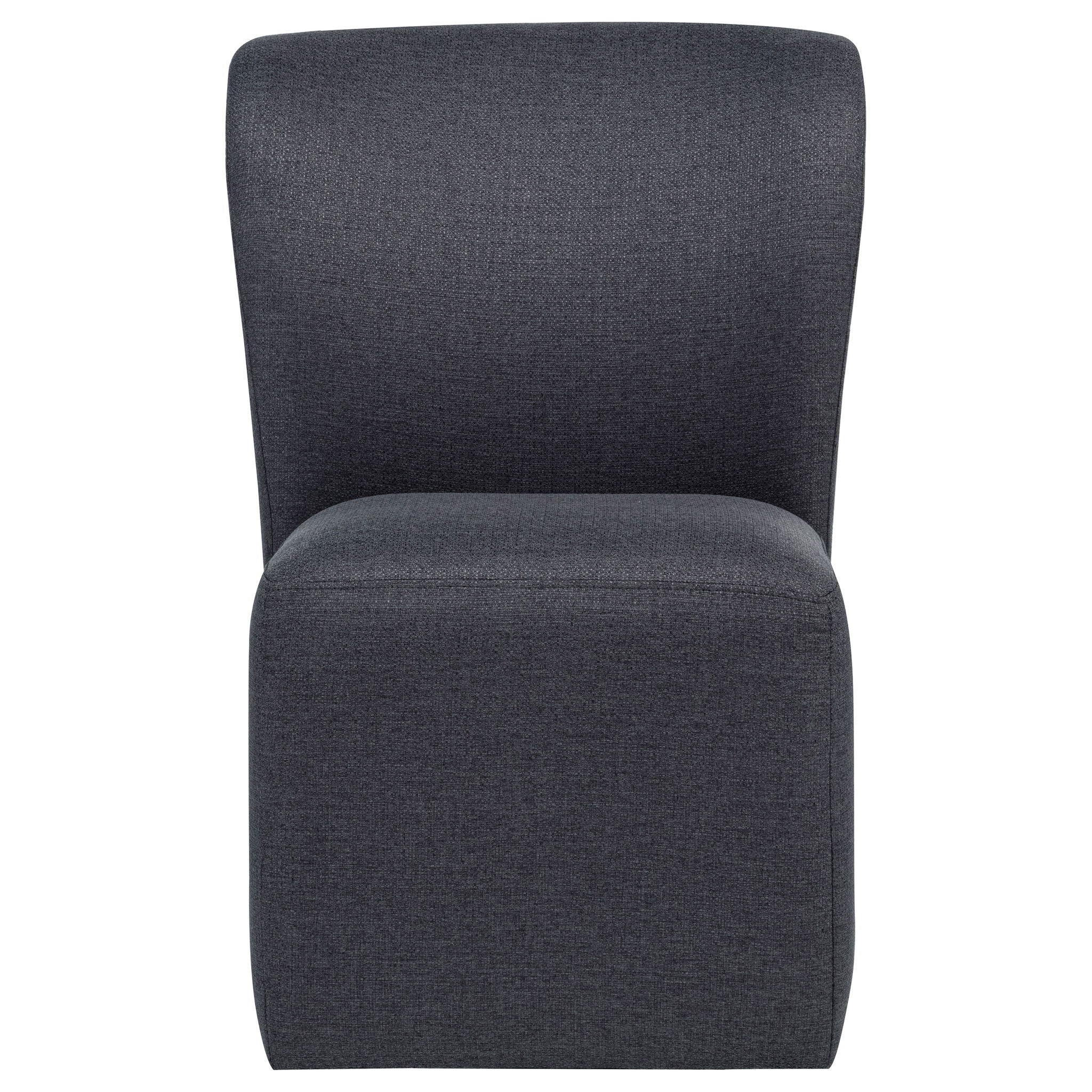 Jaelynn Upholstered Parsons Dining Side Chair Charcoal (Set of 2) - Image 4