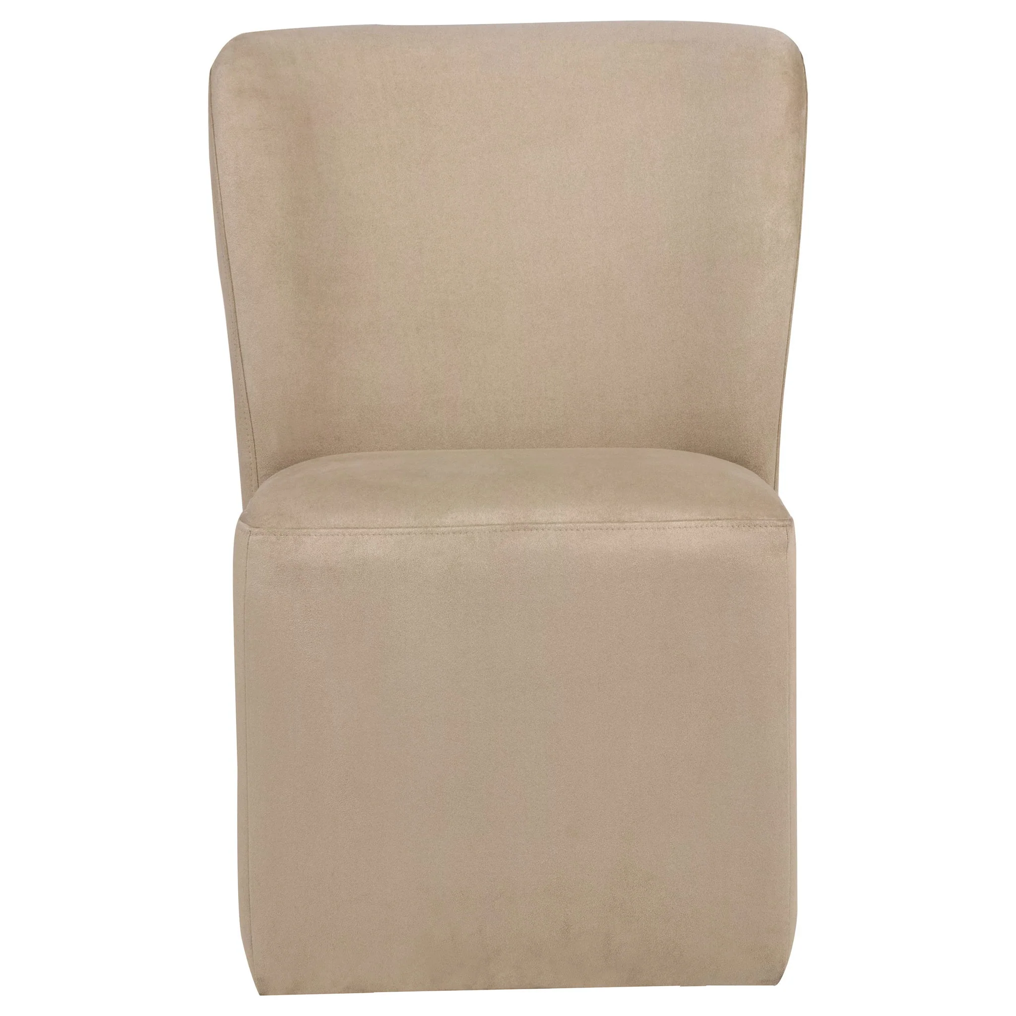 Jaelynn Upholstered Parsons Dining Side Chair Tan (Set of 2) - Image 2