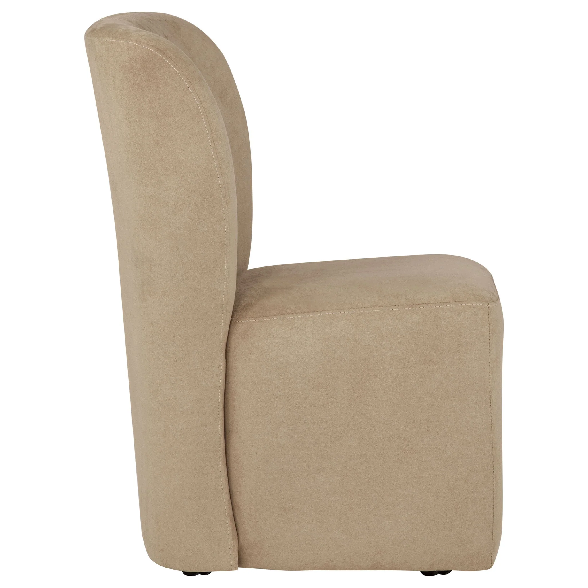 Jaelynn Upholstered Parsons Dining Side Chair Tan (Set of 2) - Image 4