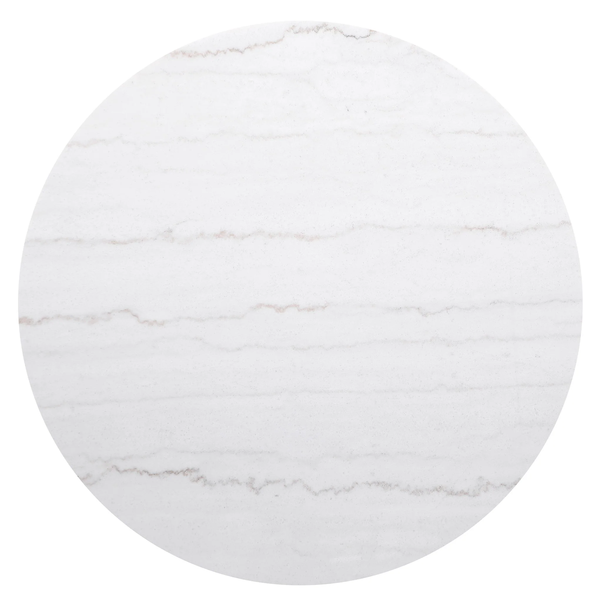 Jason Round White Marble Top Coffee Table Charcoal - Image 3