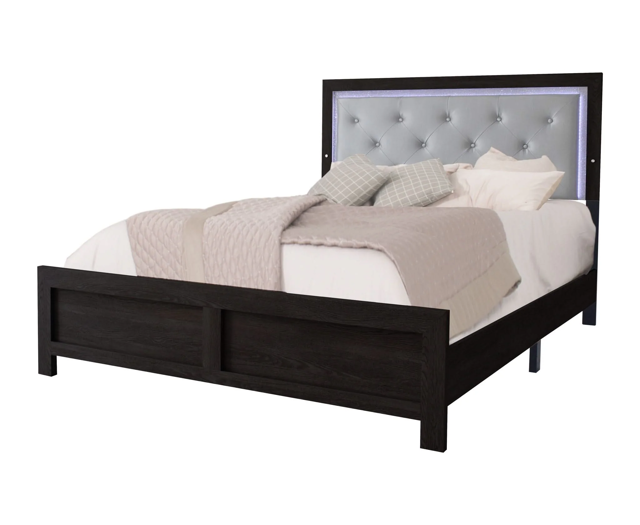Jaylen - King 5 Piece Bedroom Set - Black - Image 4