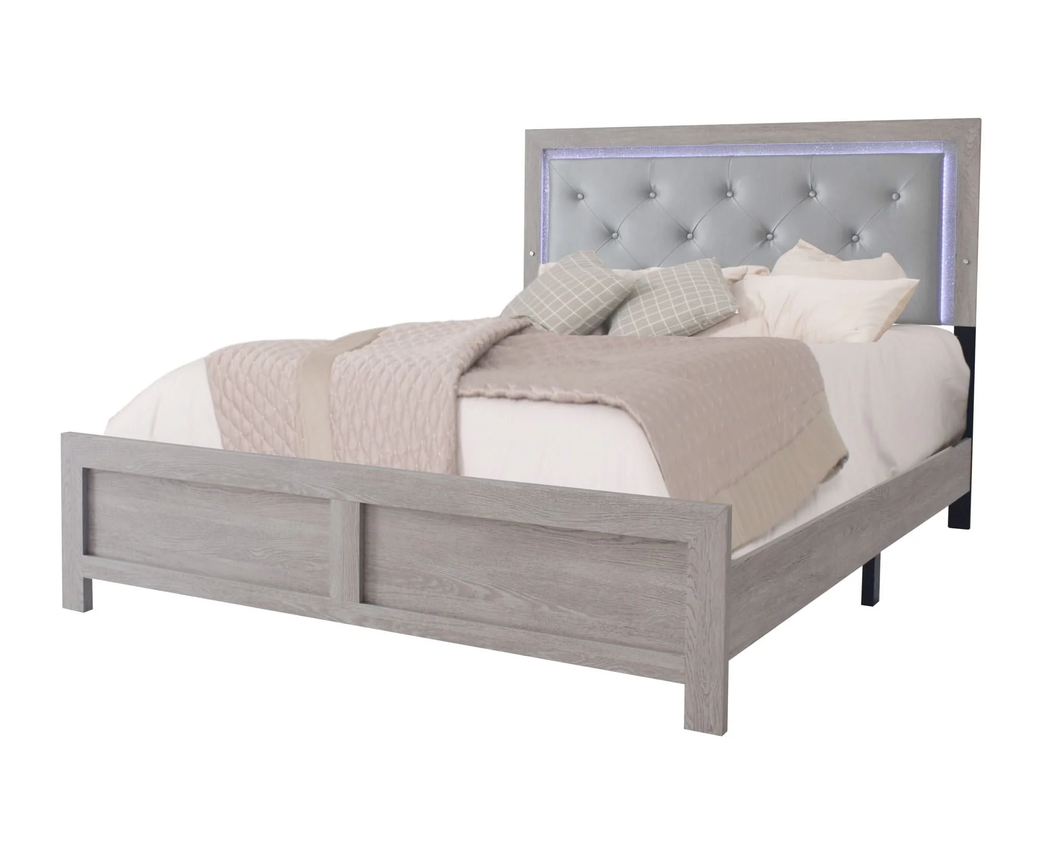 Jaylen - Queen 4 Piece Bedroom Set - Limed Oak - Image 2