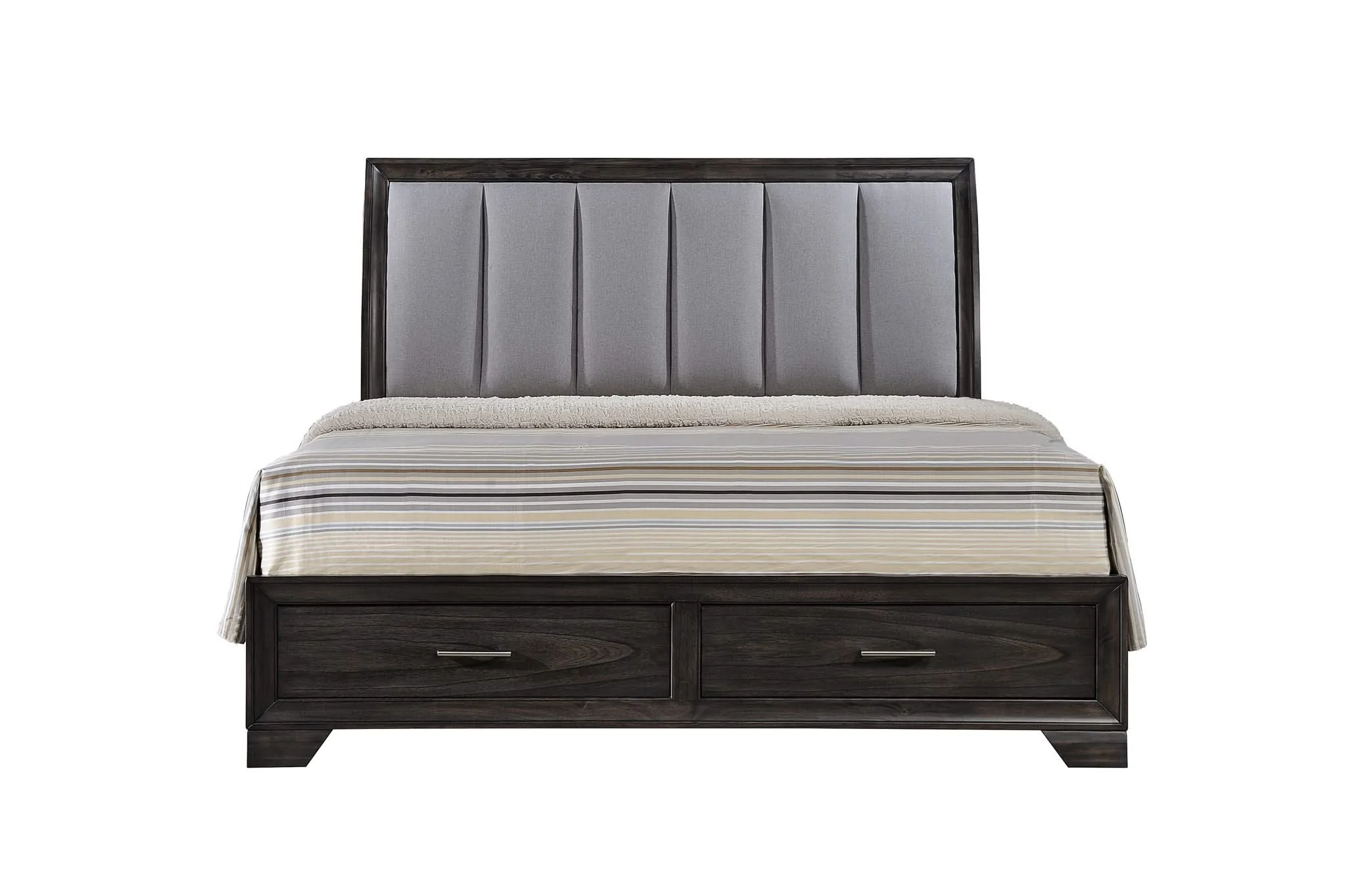 Jaymes - King 4 Piece Bedroom Set - Gray - Image 3