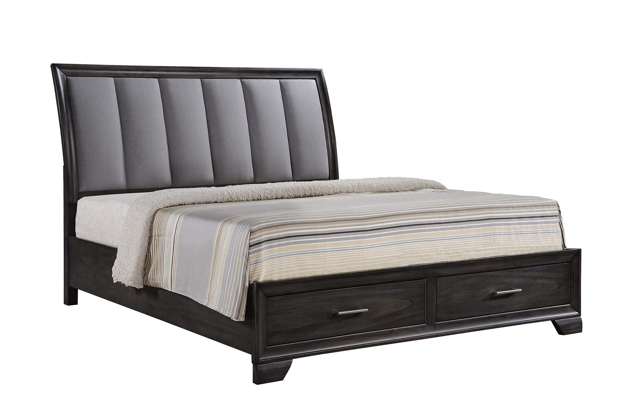 Jaymes - Queen 5 Piece Bedroom Set - Gray - Image 4