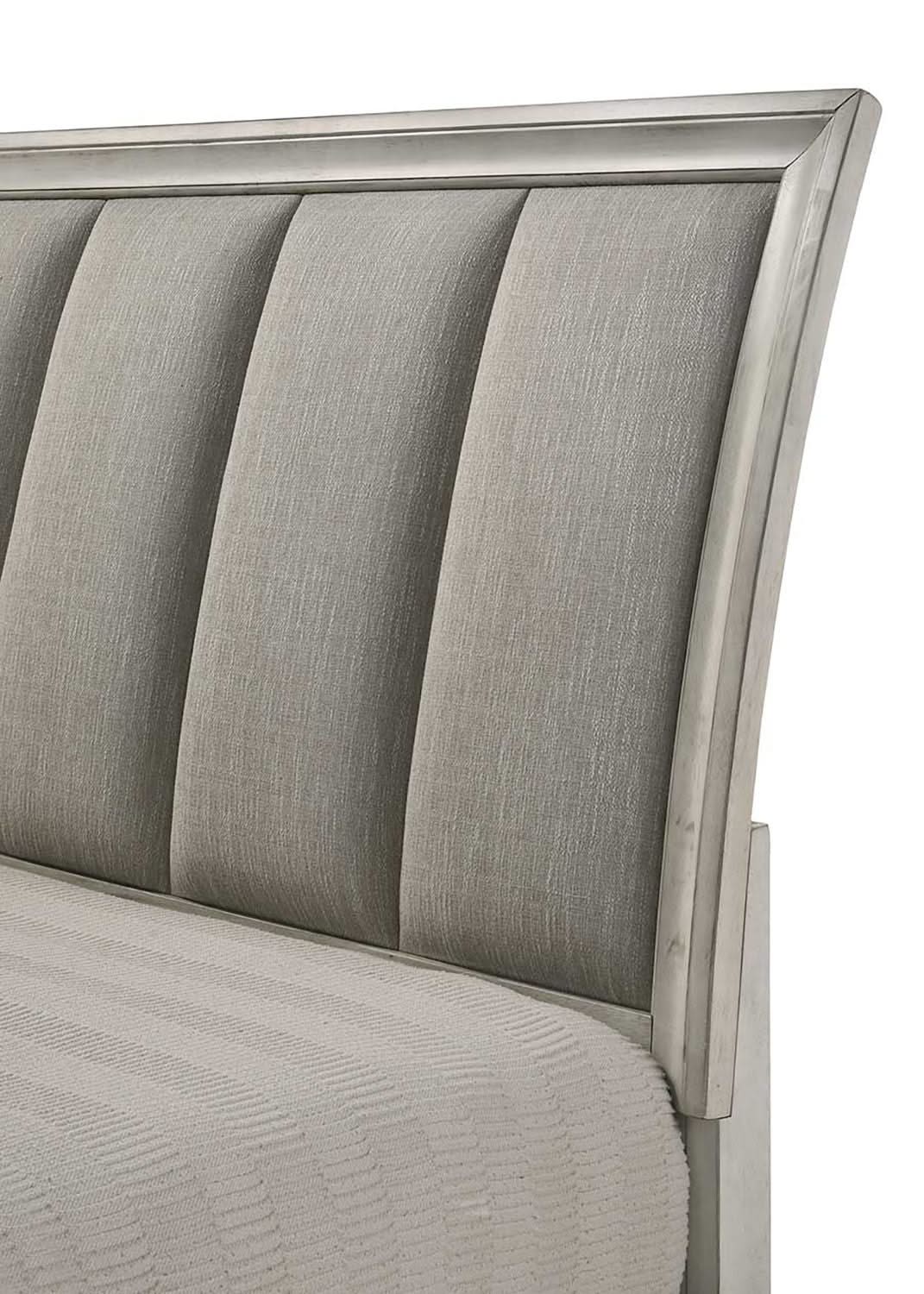 Jaymes - Queen 5 Piece Bedroom Set - White Mist - Image 2
