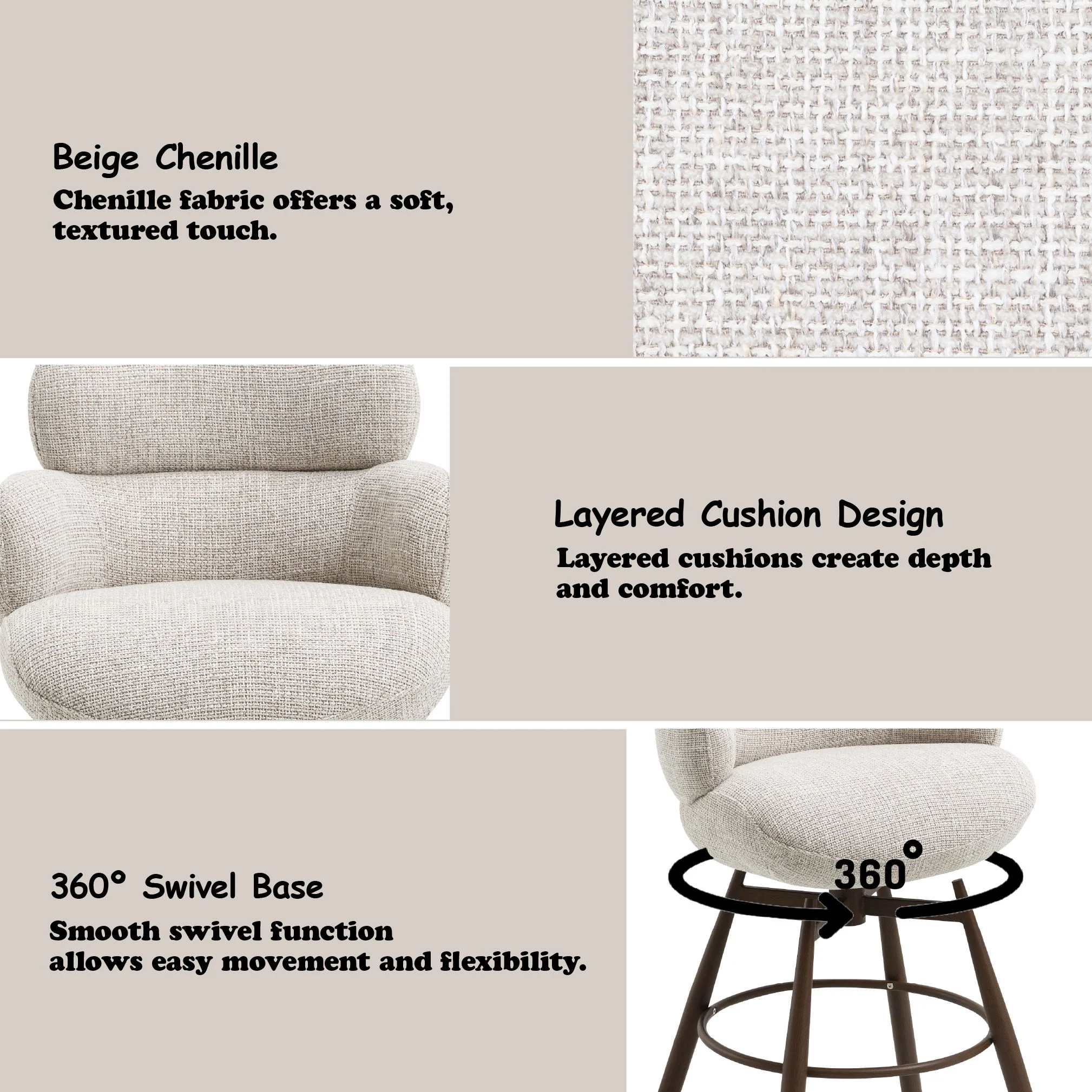 Jena - Counter Height Chair With Swivel - Image 4