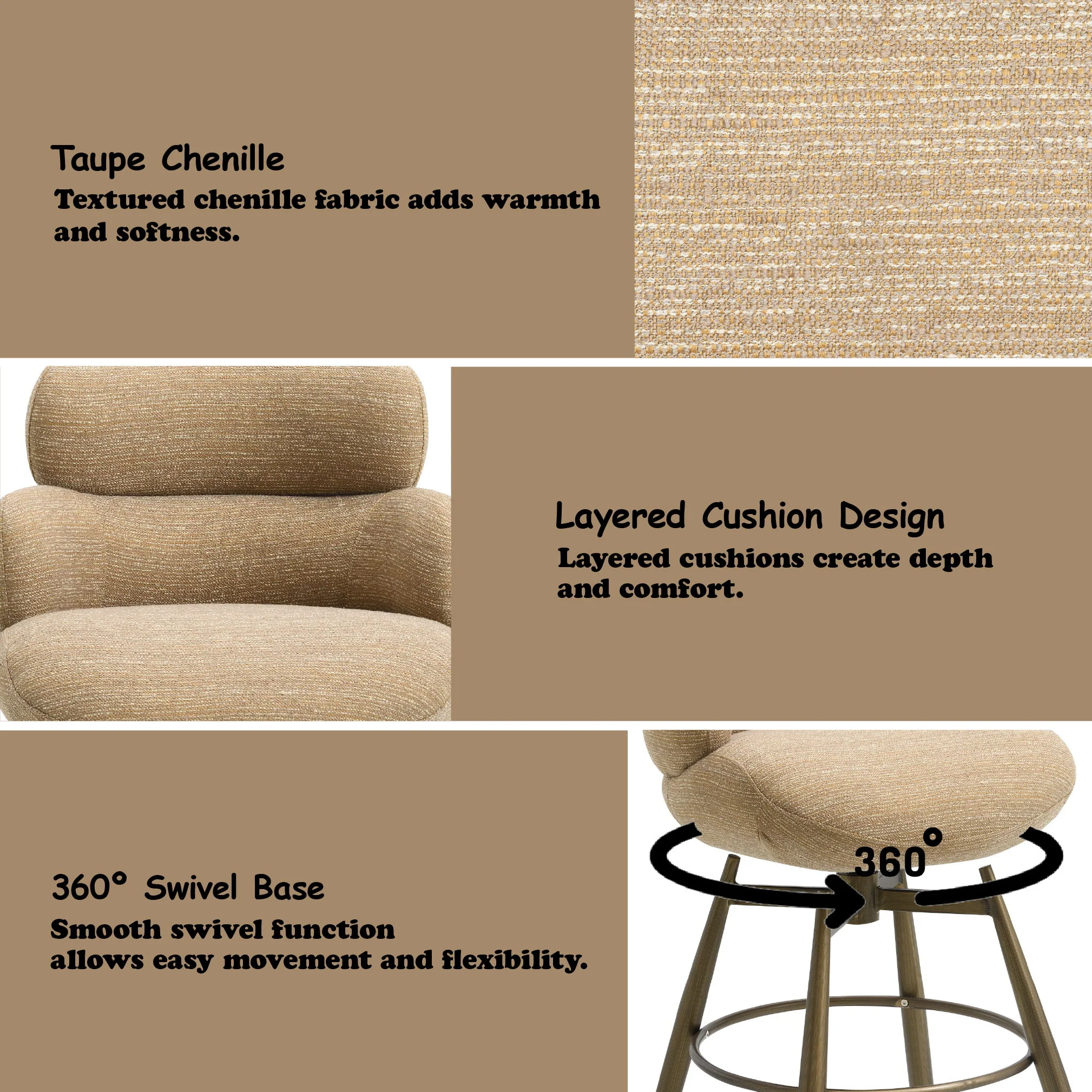 Jena - Counter Height Chair With Swivel - Image 7