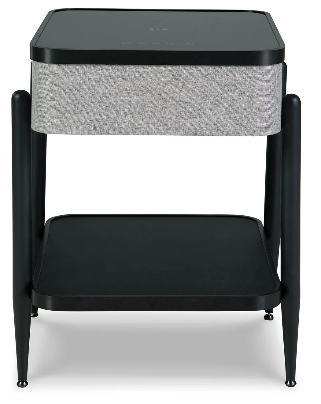 Jorvalee - Accent Table with Speaker - Gray / Black - Image 4