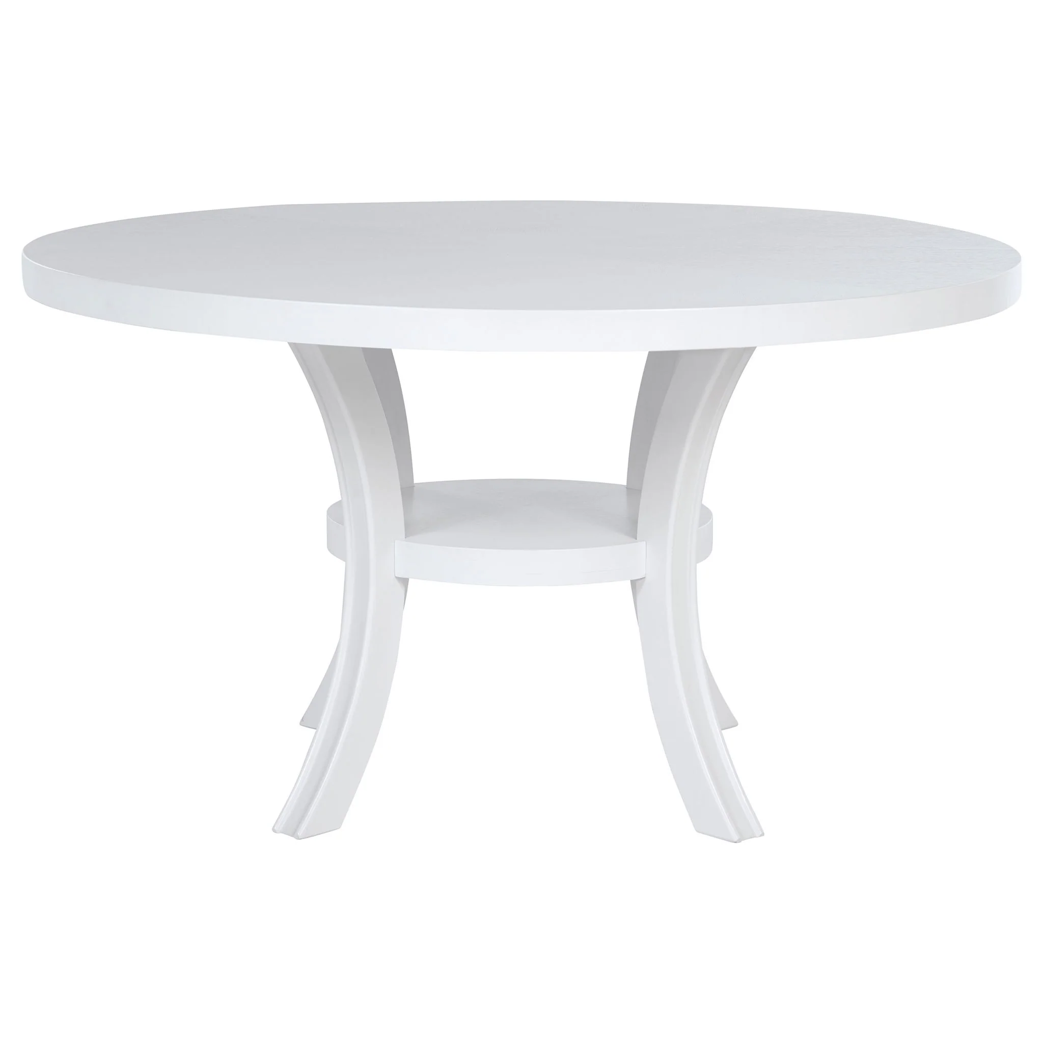 Judd 7-piece 54-inch Round Wood Dining Table Set Pearl White - Image 3