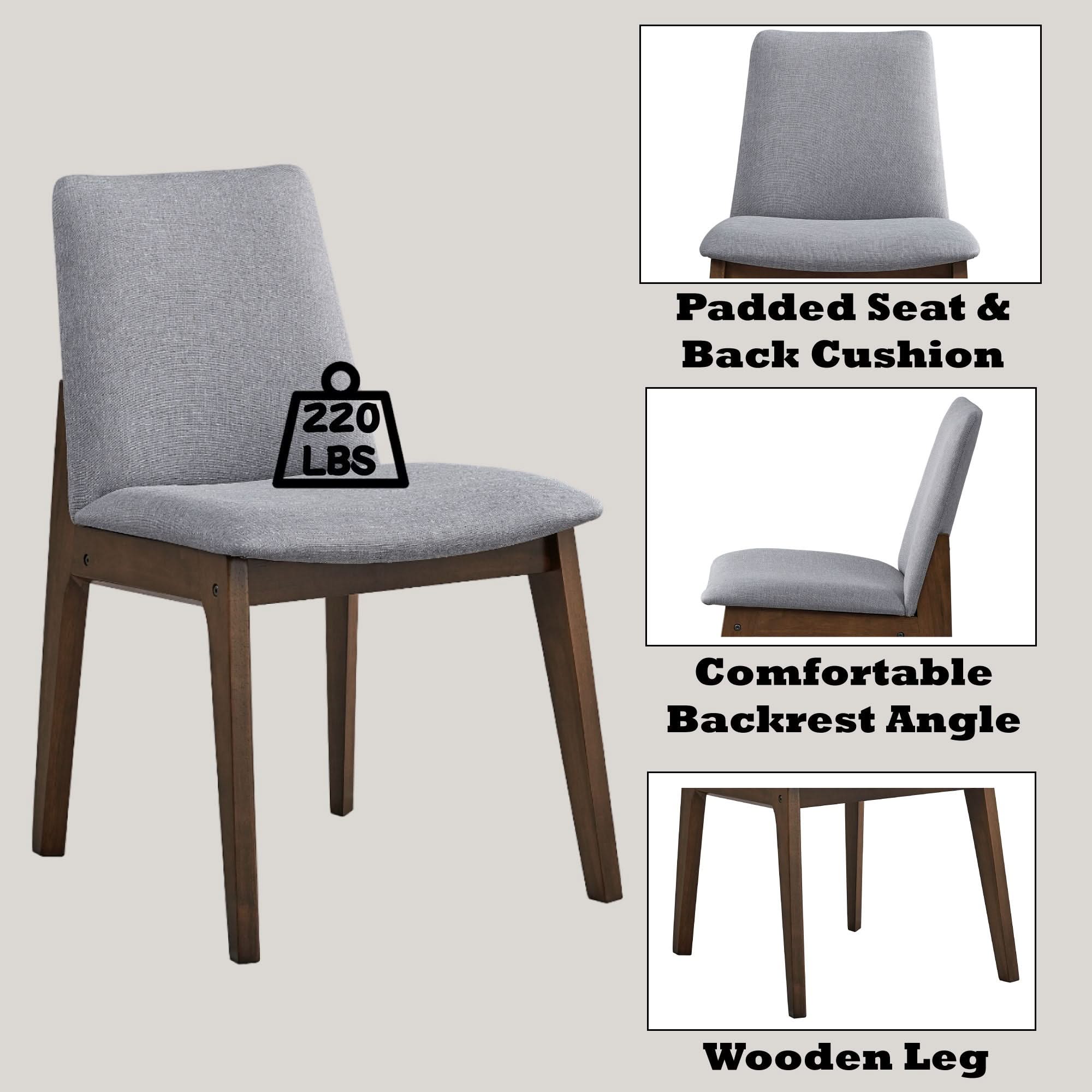 Kaela - Side Chair (Set of 2) - Light Gray - Image 4