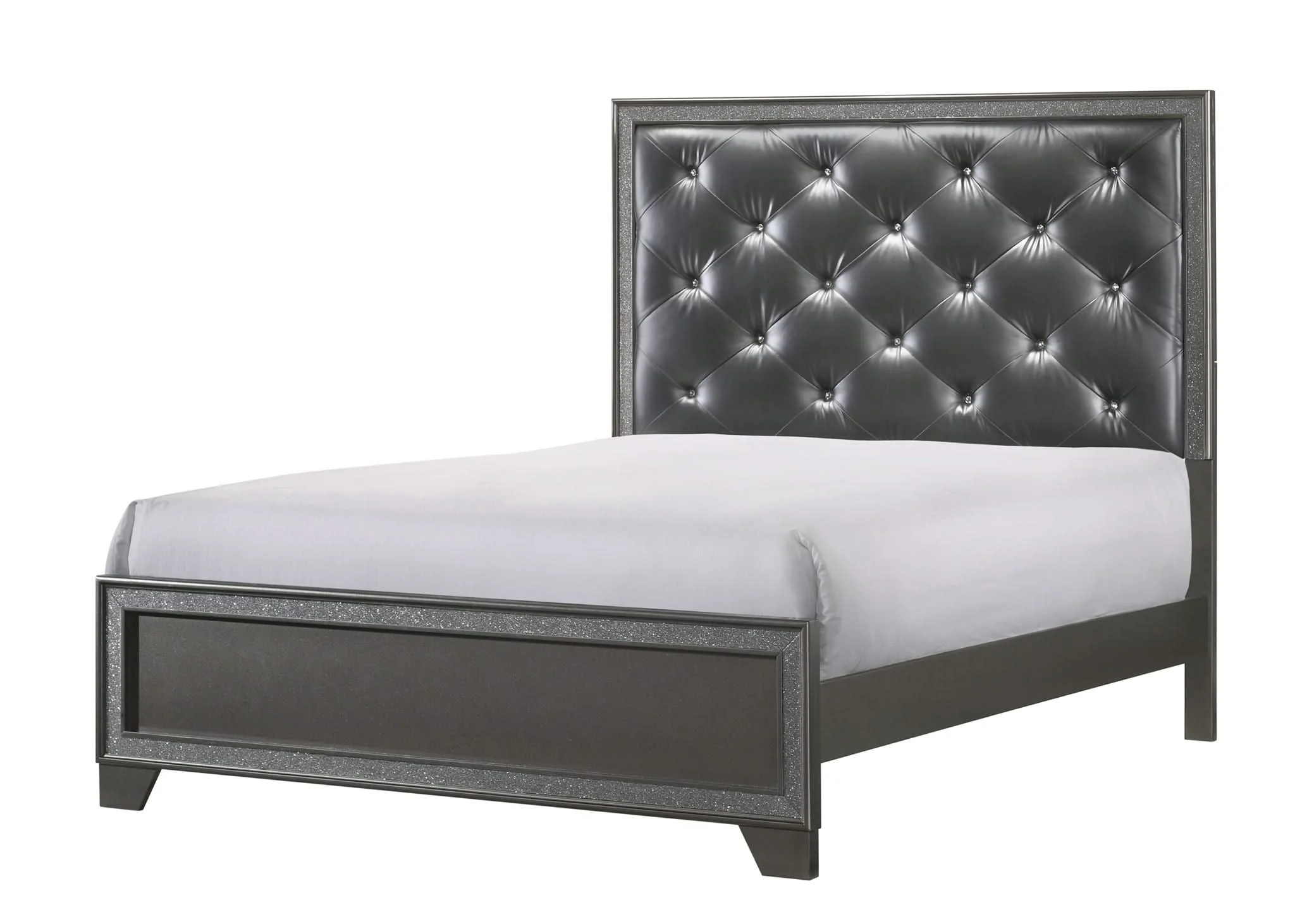 Kaia - King 5 Piece Bedroom Set - Dark Gray - Image 4