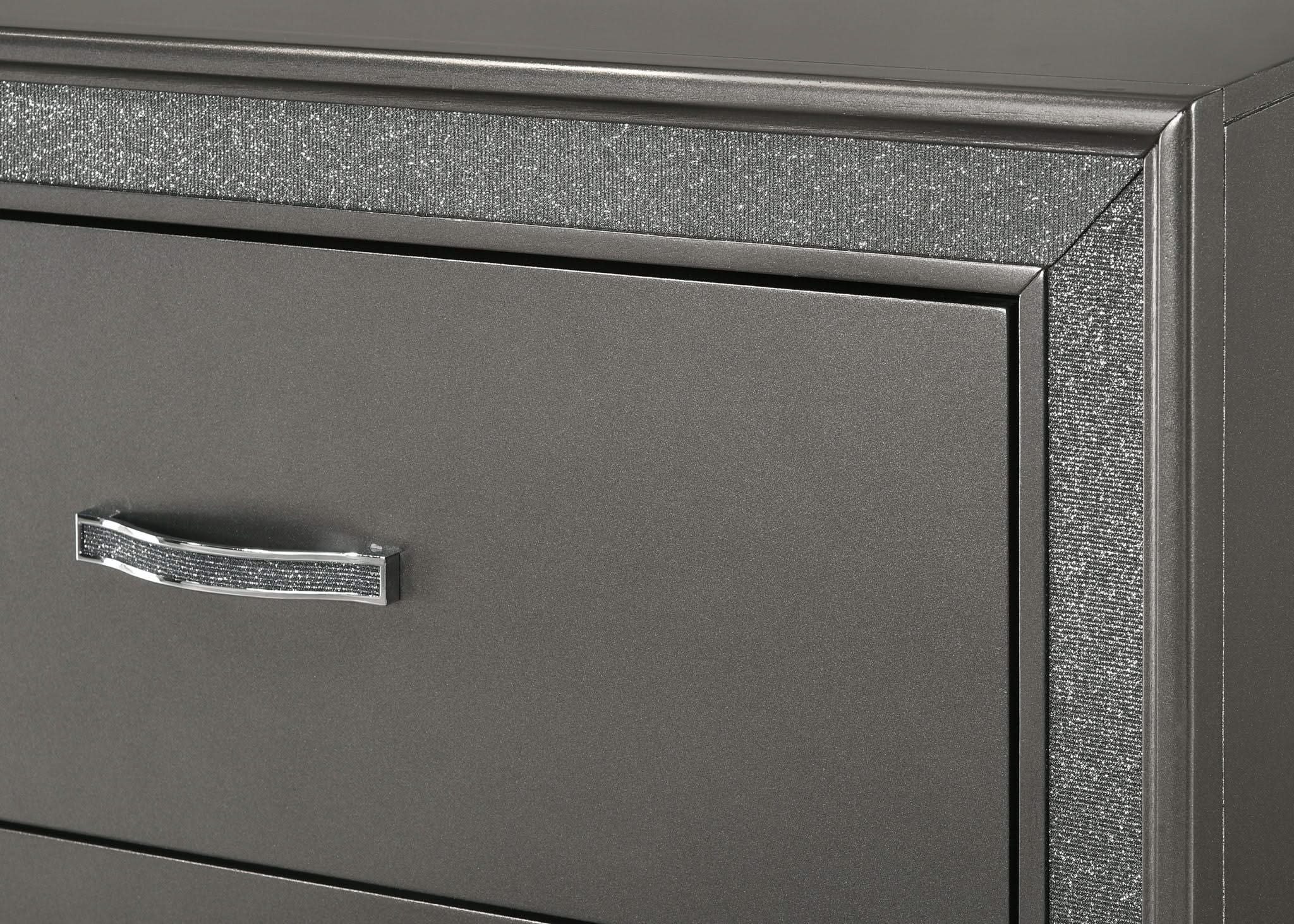 Kaia - Nightstand - Dark Gray - Image 2