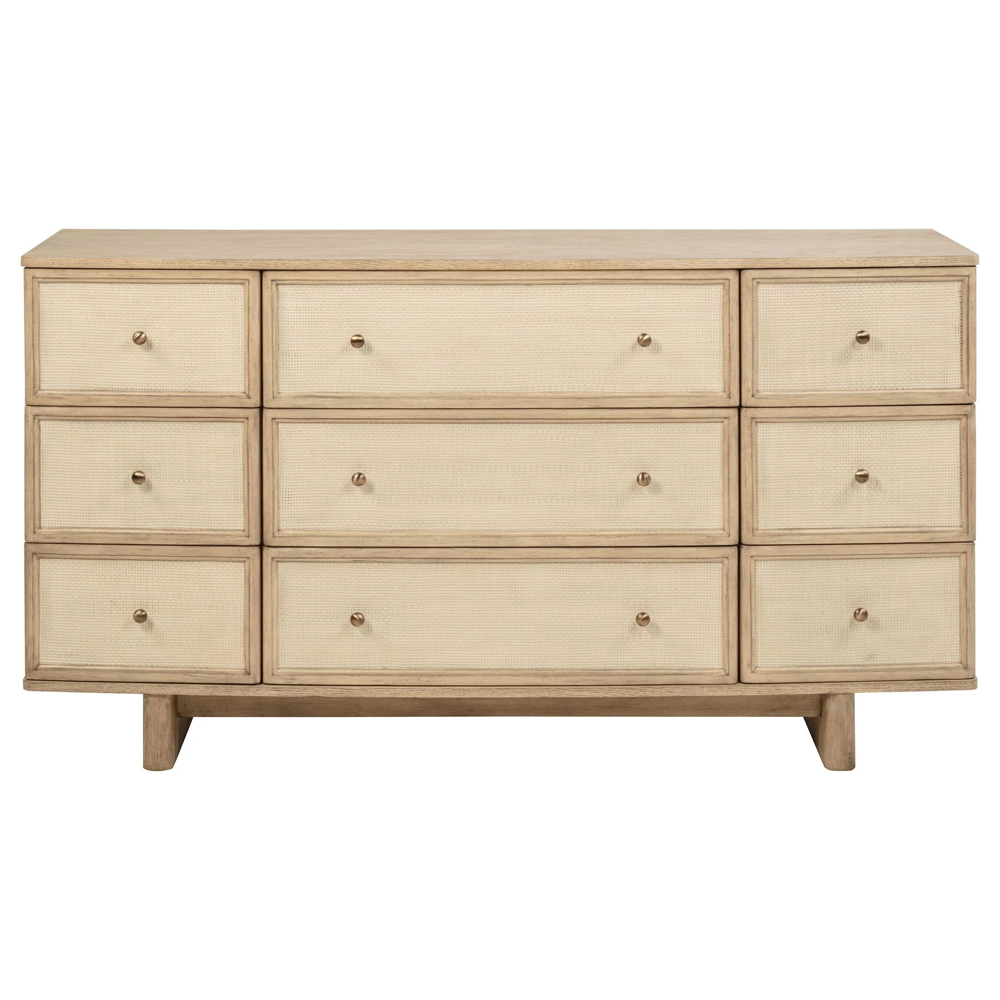 Kailani 9-drawer Dresser Cabinet Beige Oak - Image 3