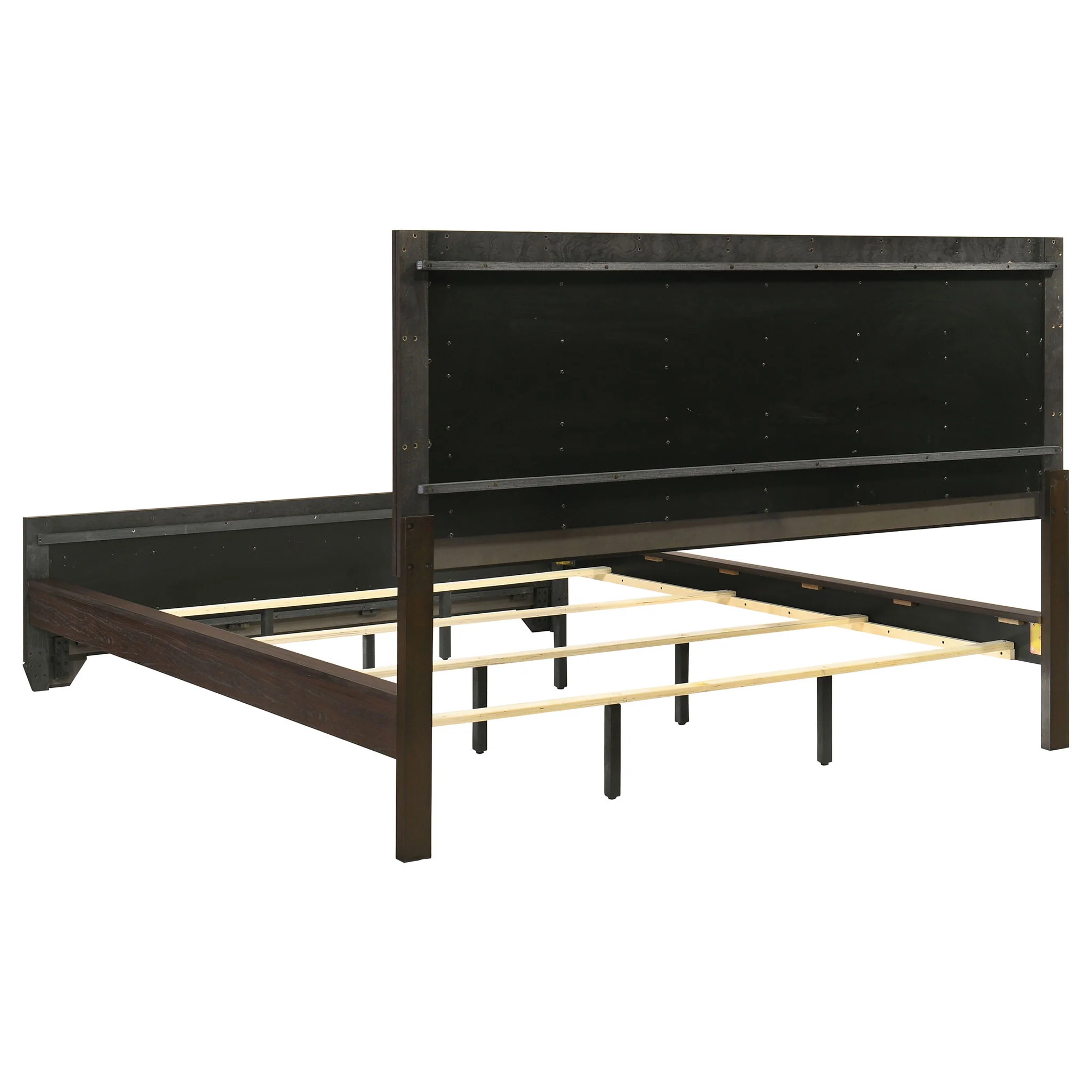 Kauffman 4-piece California King Bedroom Set Dark Cocoa - Image 3