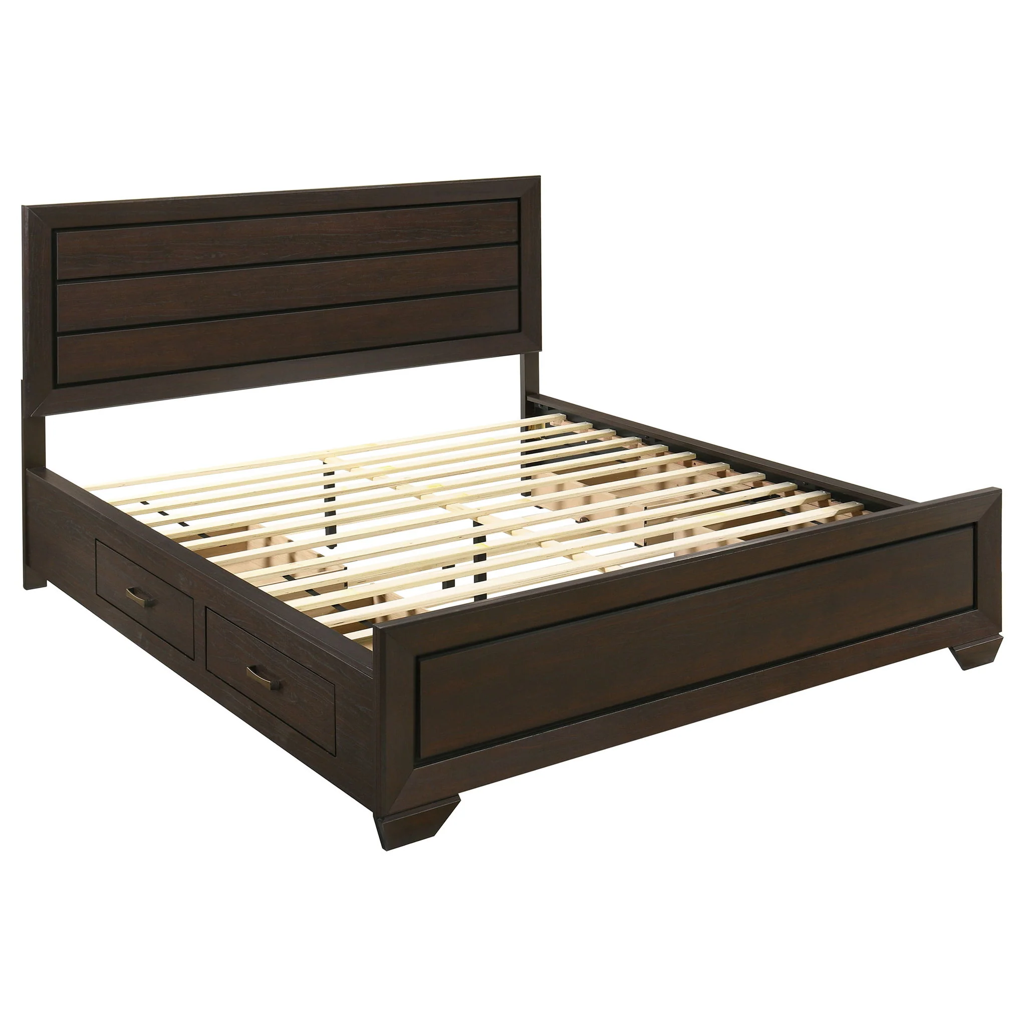 Kauffman 4-piece California King Bedroom Set Dark Cocoa - Image 3
