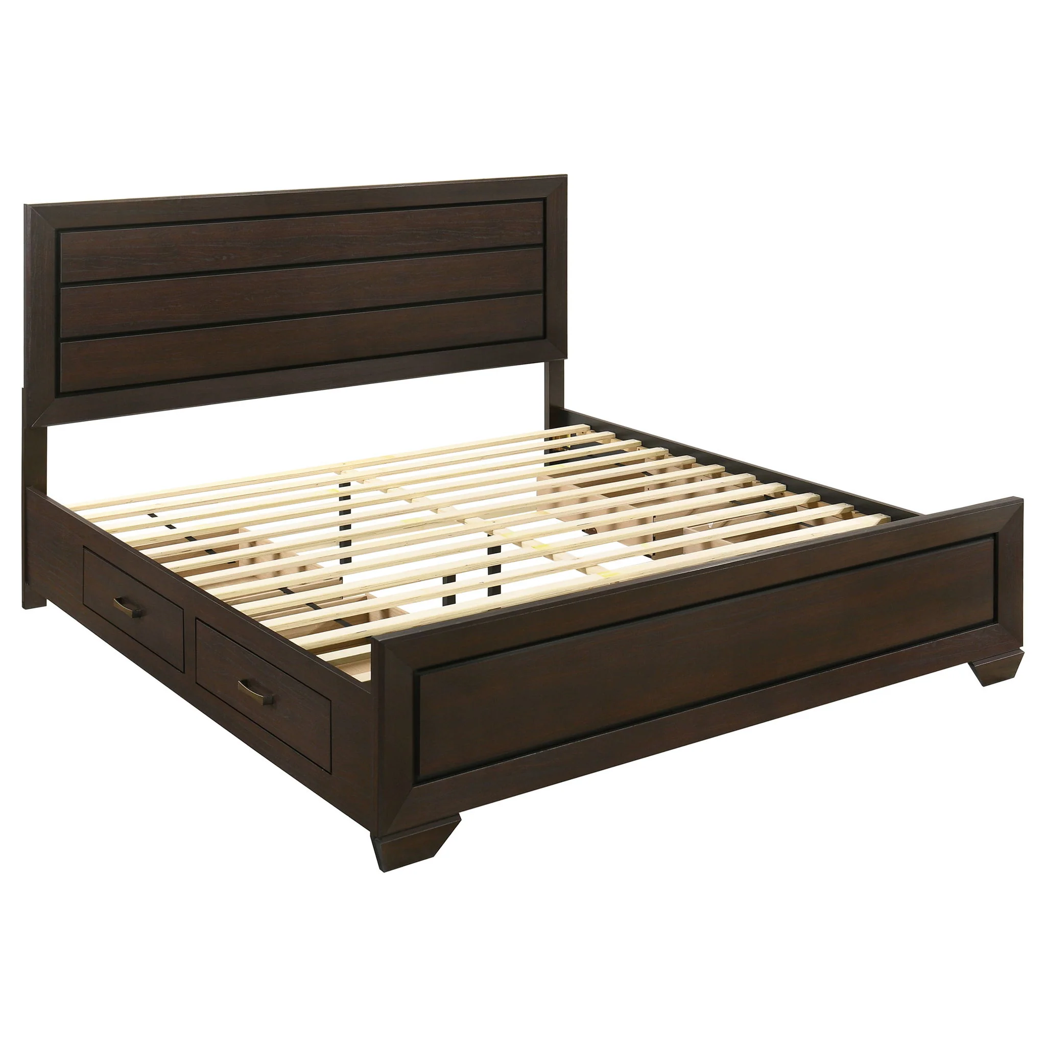 Kauffman 4-piece Eastern King Bedroom Set Dark Cocoa - Image 3