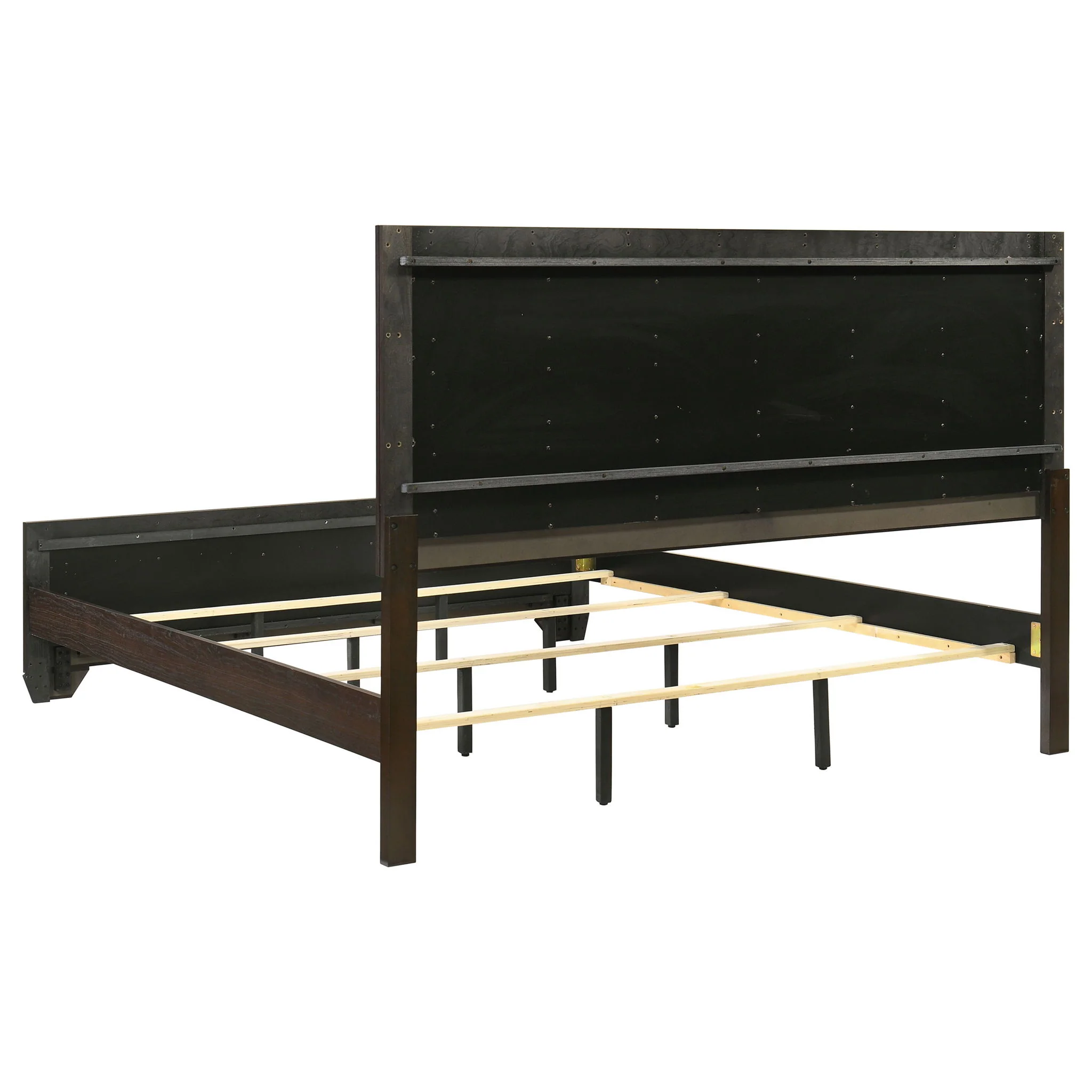 Kauffman 5-piece Eastern King Bedroom Set Dark Cocoa - Image 2