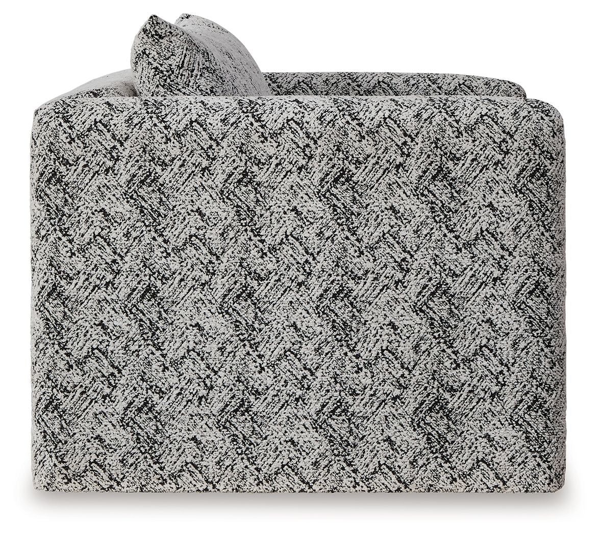 Kenbell - Accent Chair - Black / White - Image 4