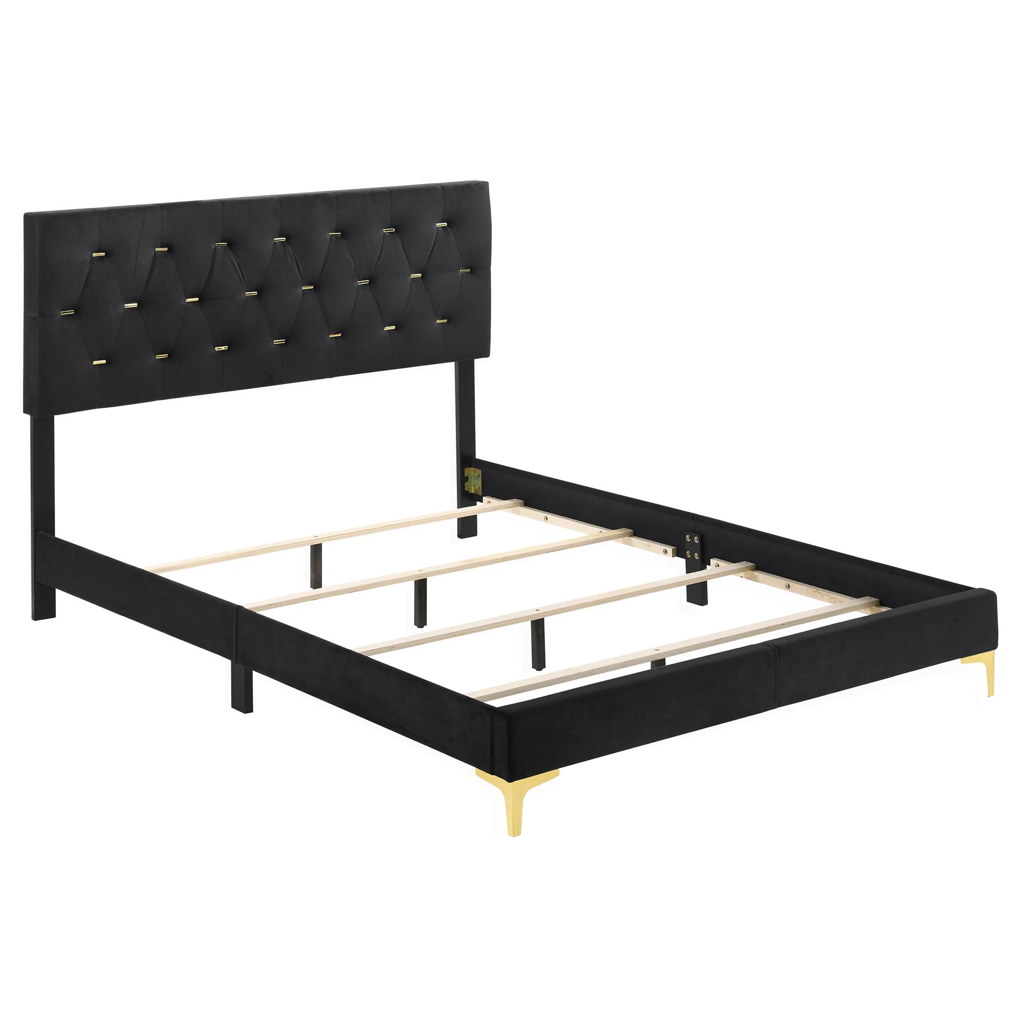 Kendall 4-piece Queen Bedroom Set Black - Image 4