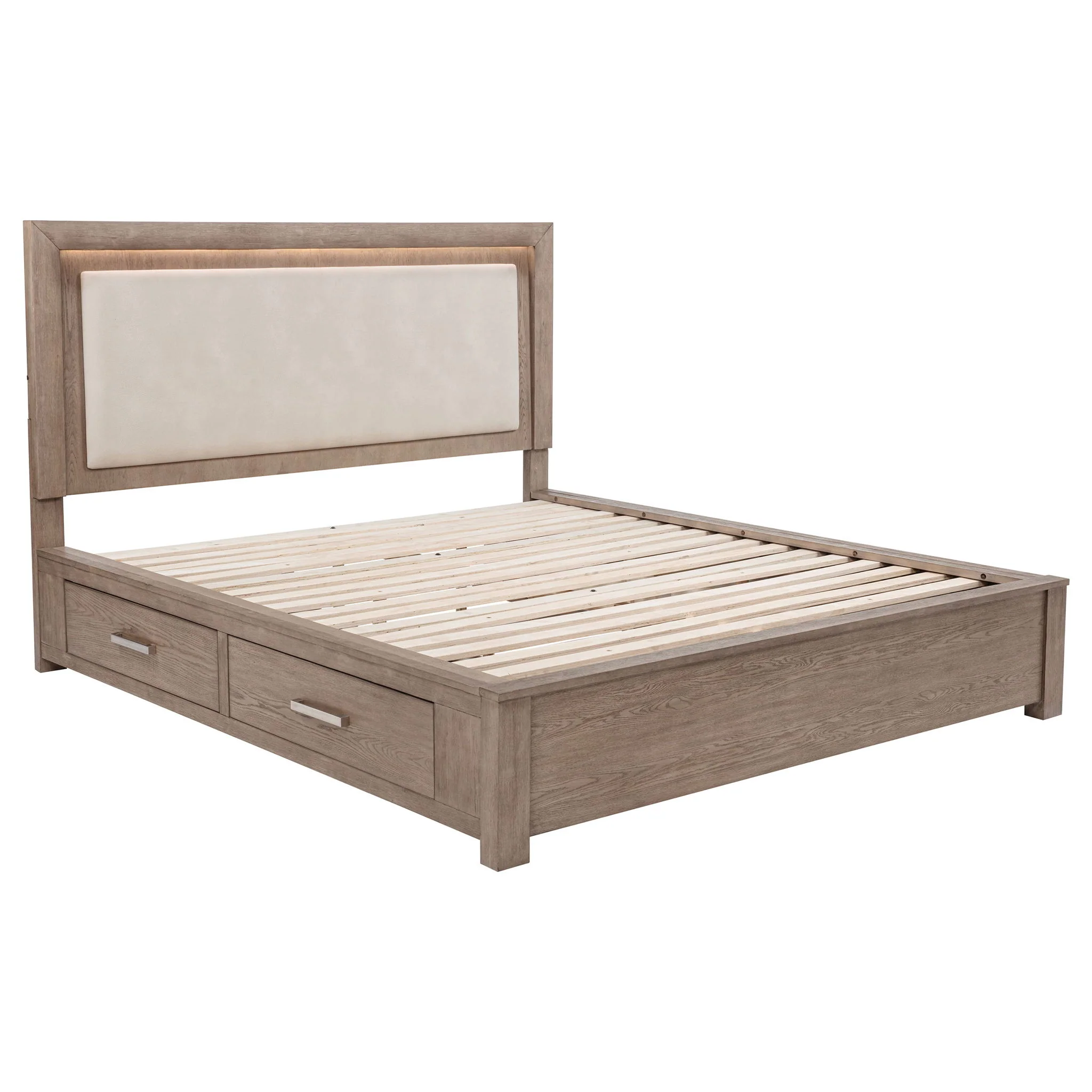 Kenora 4-piece Eastern King Bedroom Set Barley Brown - Image 3